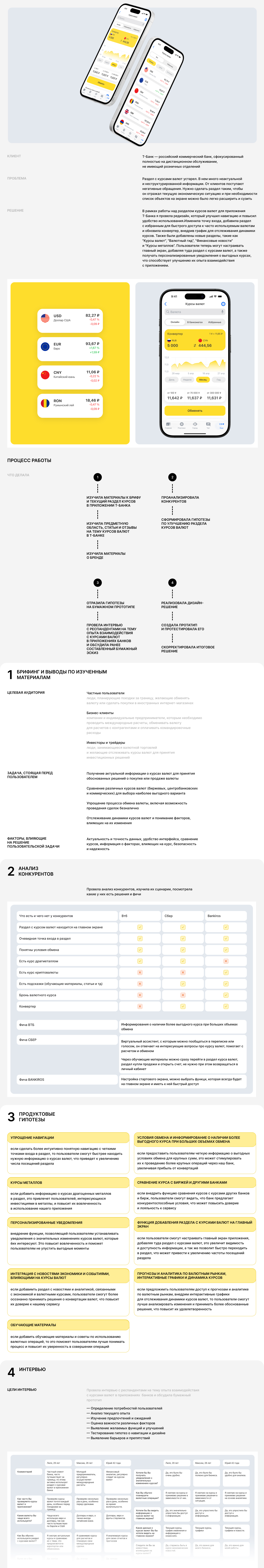 Т-Банк: редизайн раздела курсов валют — Изображение №1 — Интерфейсы на Dprofile