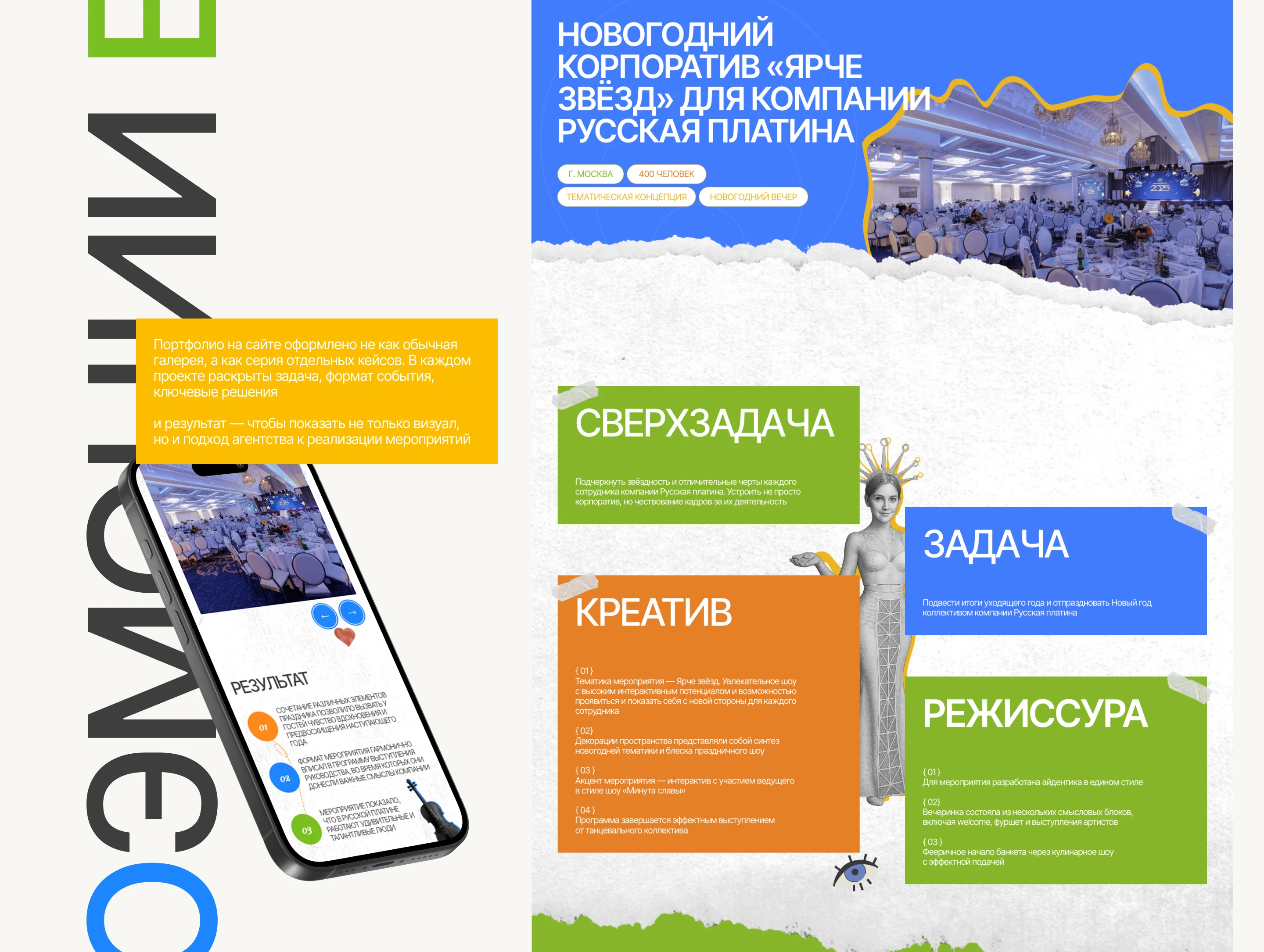 Многостраничный сайт для event-агентства — Изображение №8 — Интерфейсы на Dprofile