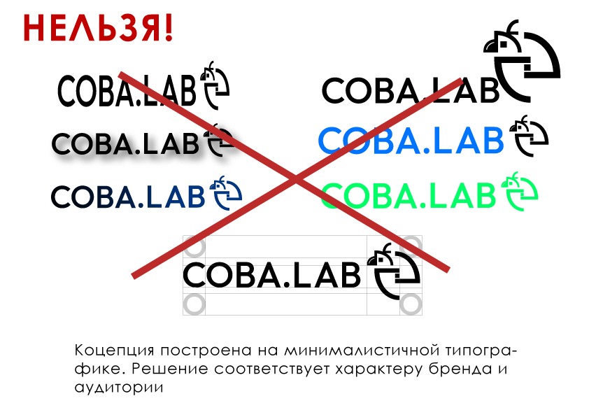 Разработка концепции фирменного блока для COBA.LAB — Изображение №17 — Брендинг на Dprofile