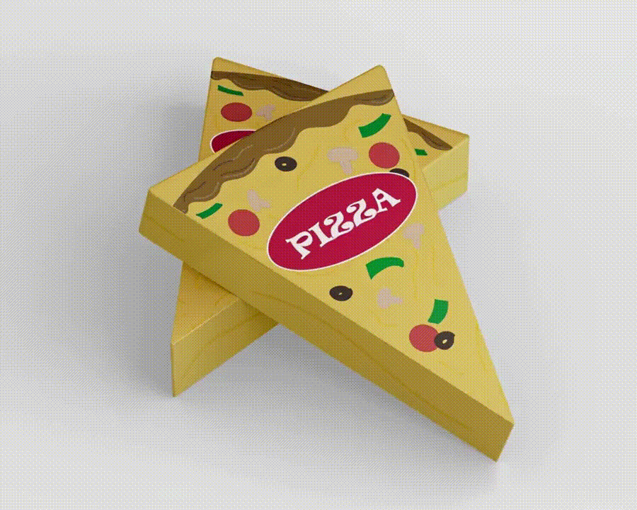 Разработка треугольной упаковки для пиццы — Изображение №10 — Брендинг на Dprofile