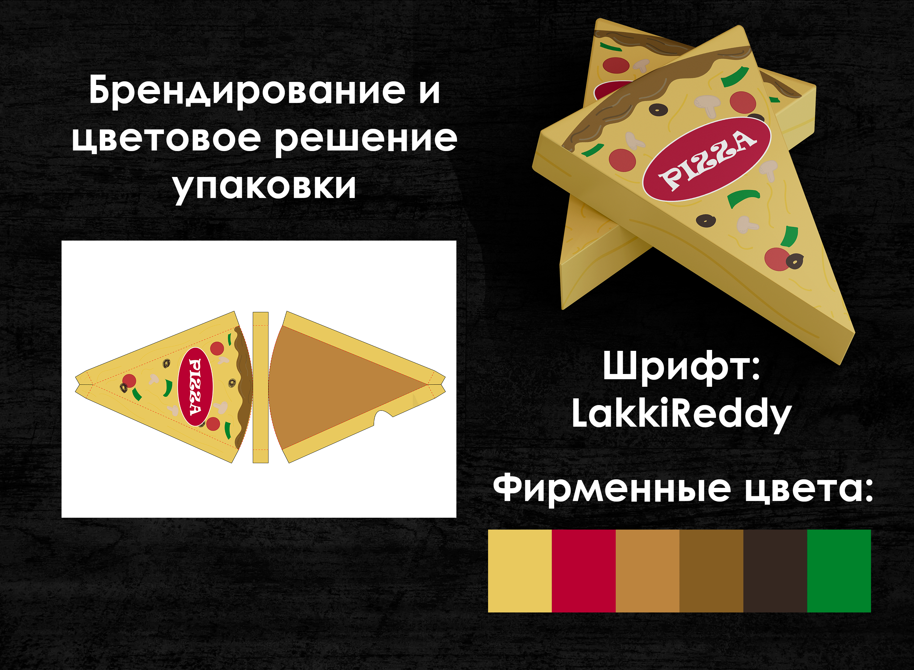 Разработка треугольной упаковки для пиццы — Изображение №7 — Брендинг на Dprofile
