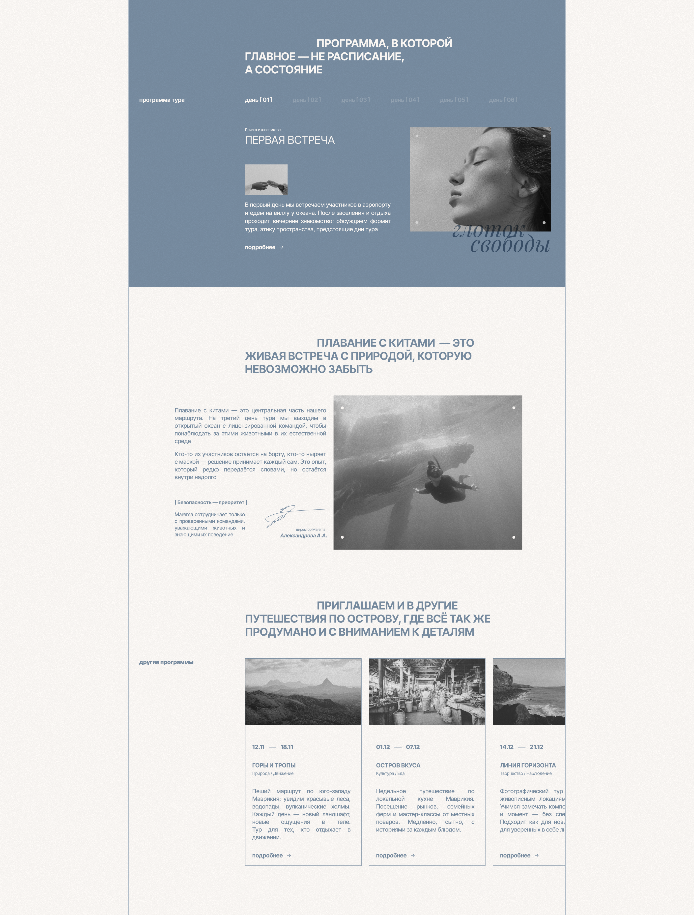 Landing page and brand identity for travel to Mauritius — Изображение №12 — Интерфейсы, Брендинг на Dprofile