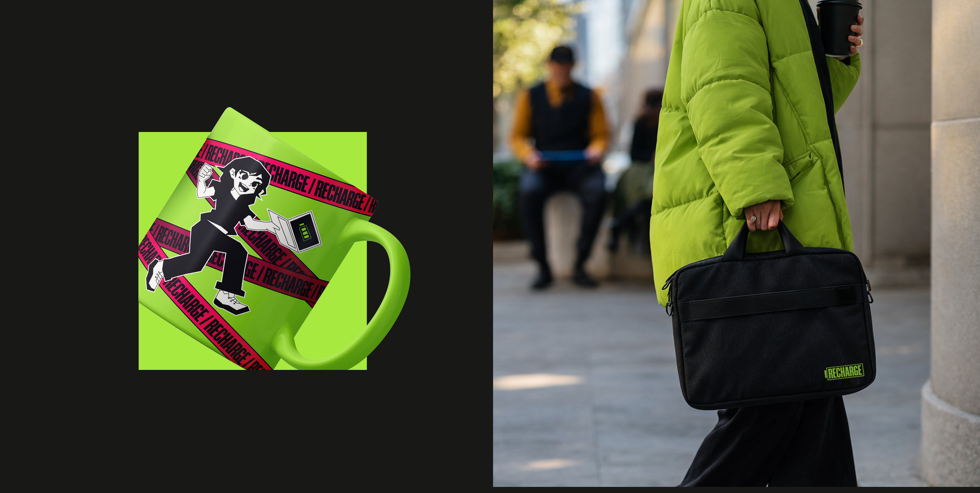 RECHARGE — айдентика и сайт коворкинга — Изображение №8 — Интерфейсы, Брендинг на Dprofile