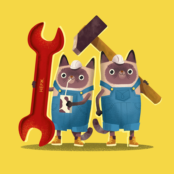 МЯУ КАЛЕНДАРЬ — Изображение №12 — Иллюстрация, Графика на Dprofile