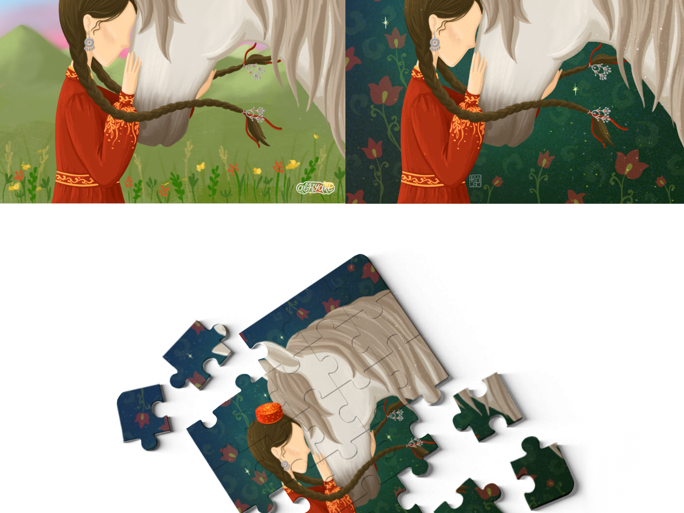 Этно пазлы для детей — Изображение №3 — Брендинг, Иллюстрация на Dprofile