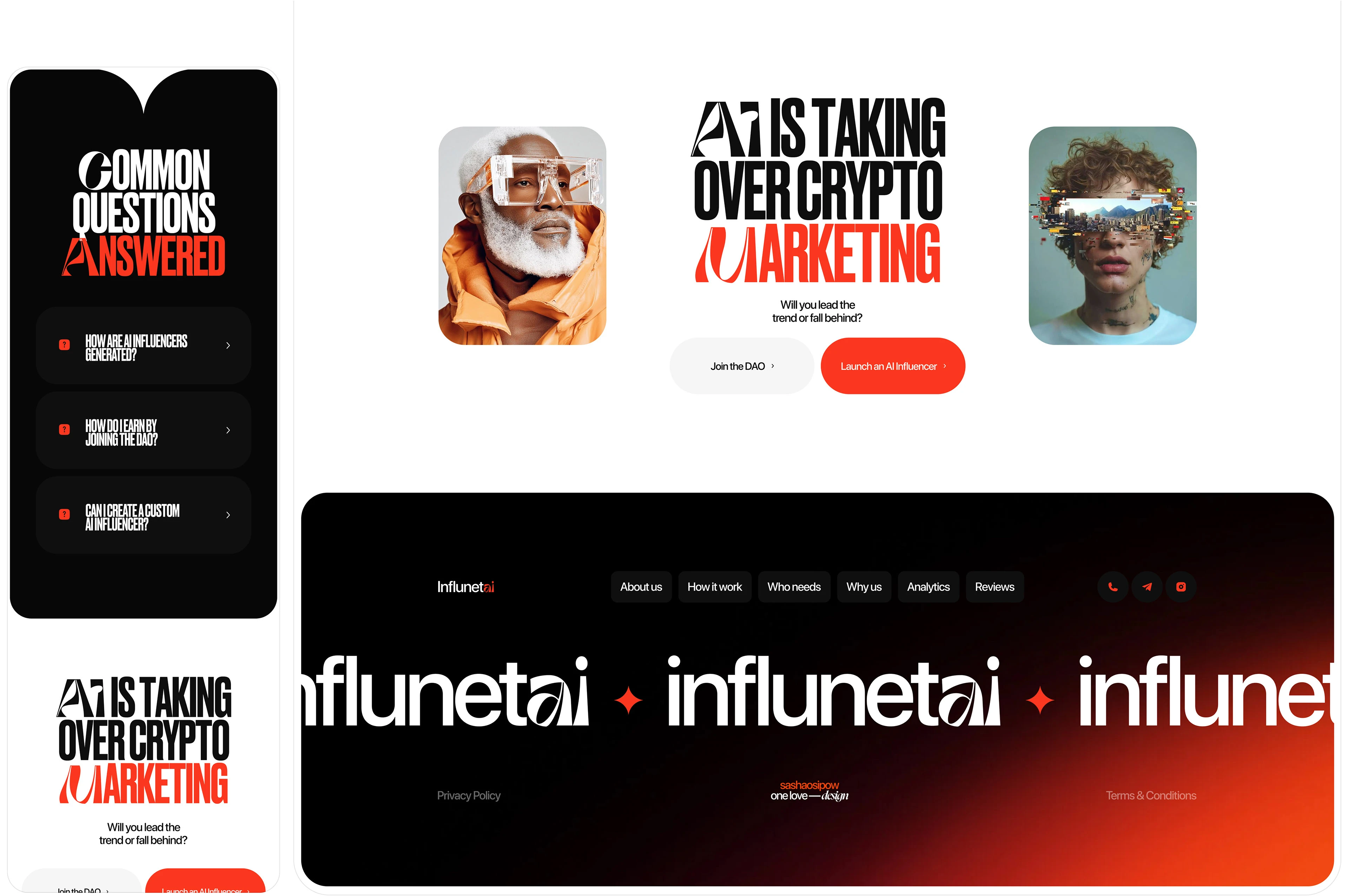 Influnetai website design | Crypto AI — Изображение №6 — Интерфейсы на Dprofile