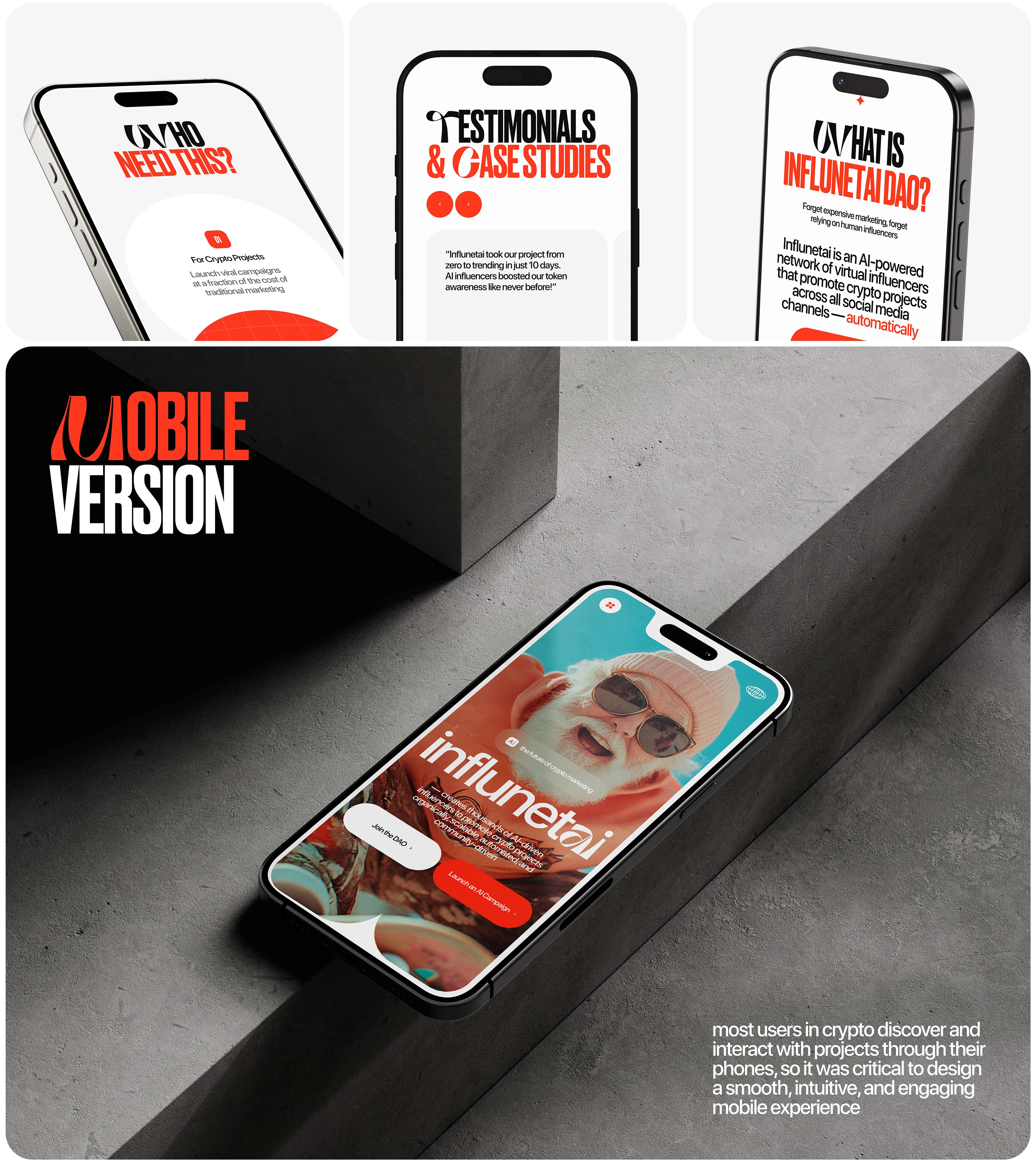 Influnetai website design | Crypto AI — Изображение №7 — Интерфейсы на Dprofile