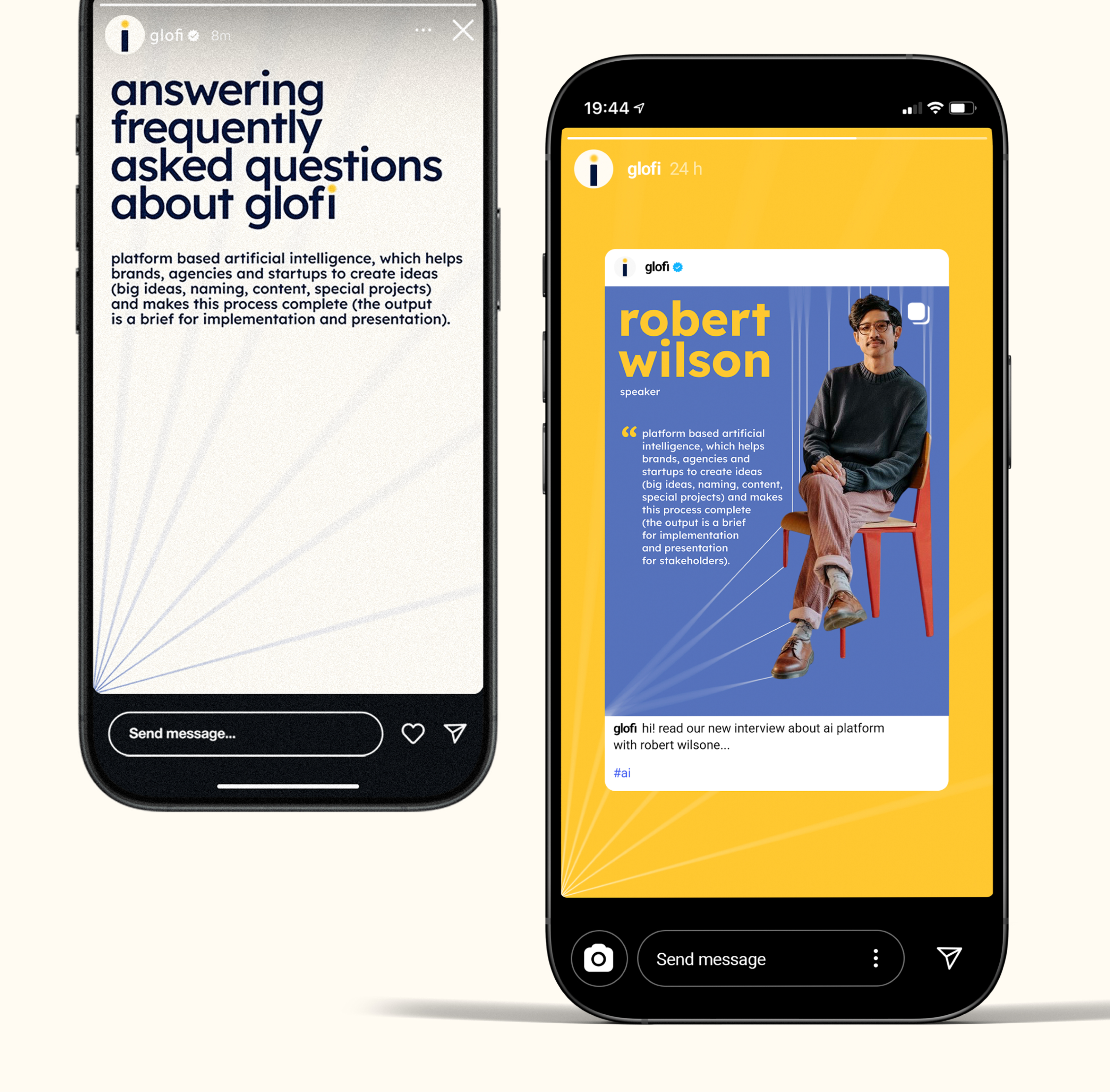 GLOFI: branding for an AI creative platform — Изображение №7 — Брендинг на Dprofile