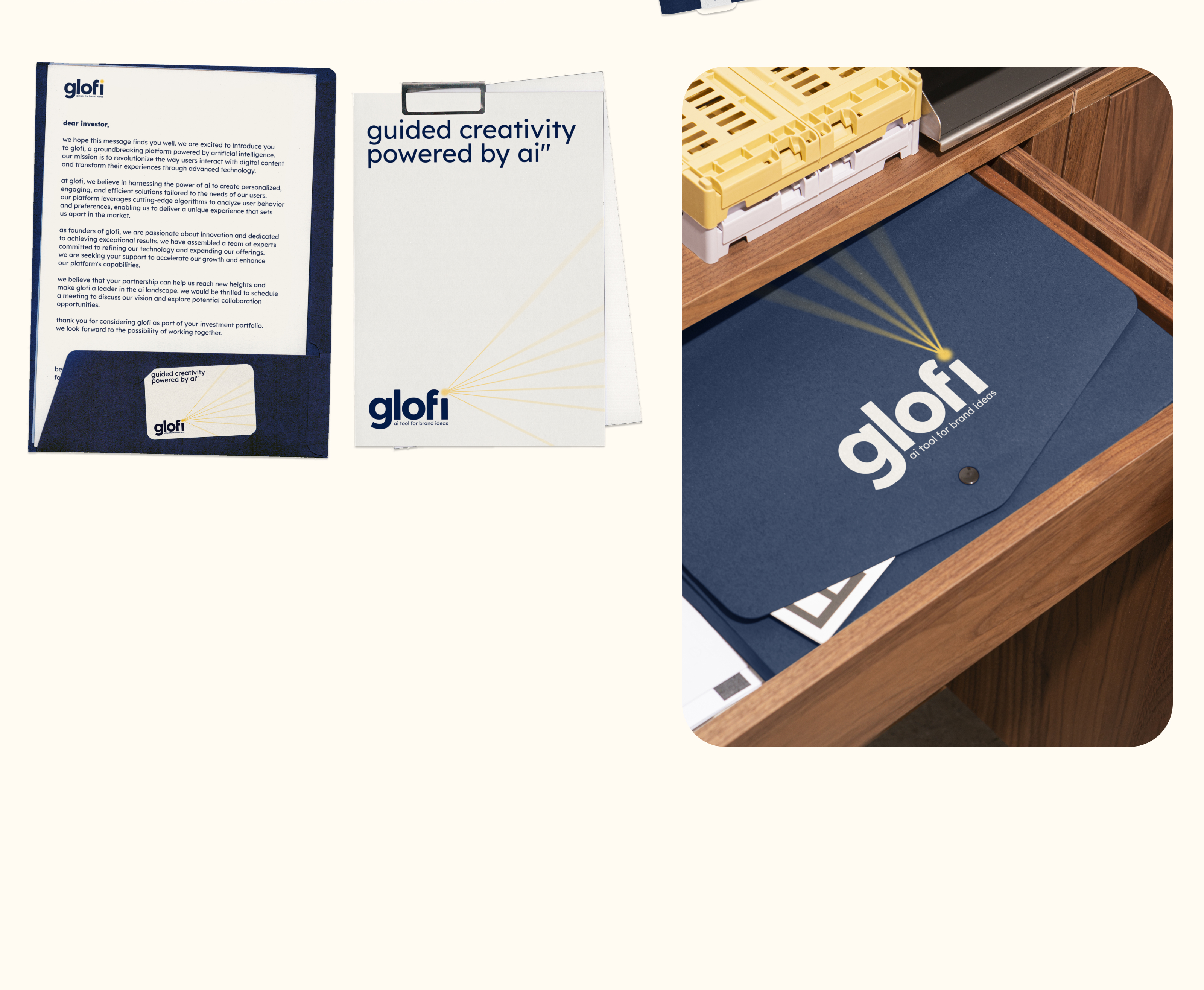 GLOFI: branding for an AI creative platform — Изображение №11 — Брендинг на Dprofile