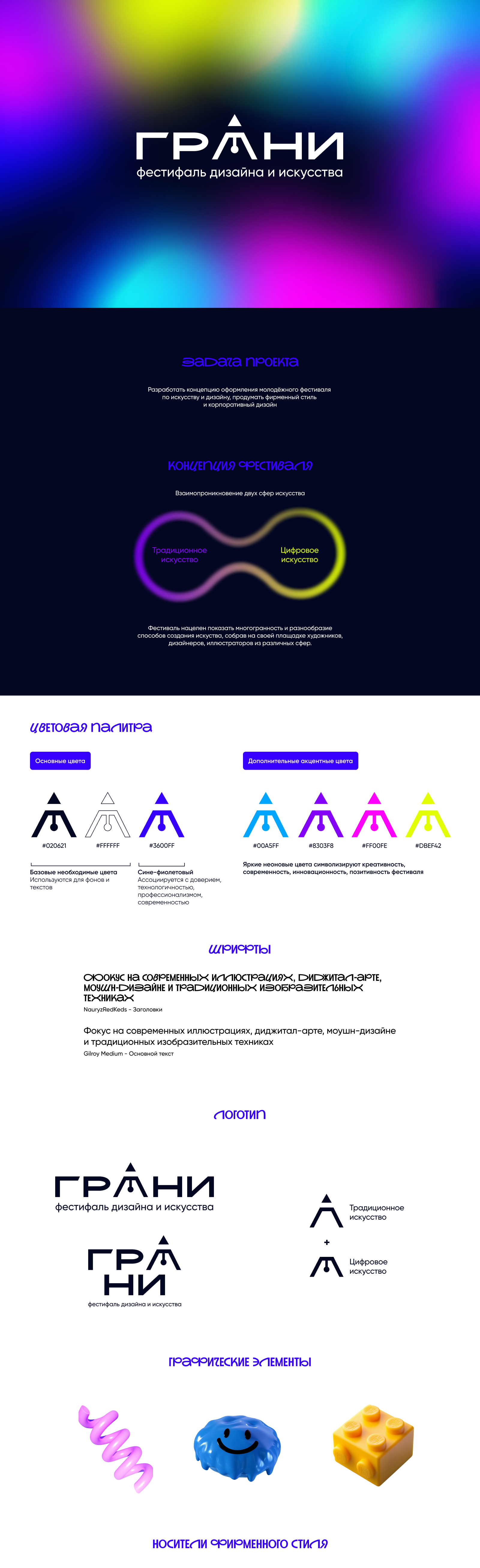 Фирменный стиль фестиваля дизайна и искусства "ГРАНИ" — Изображение №1 — Брендинг, Графика на Dprofile