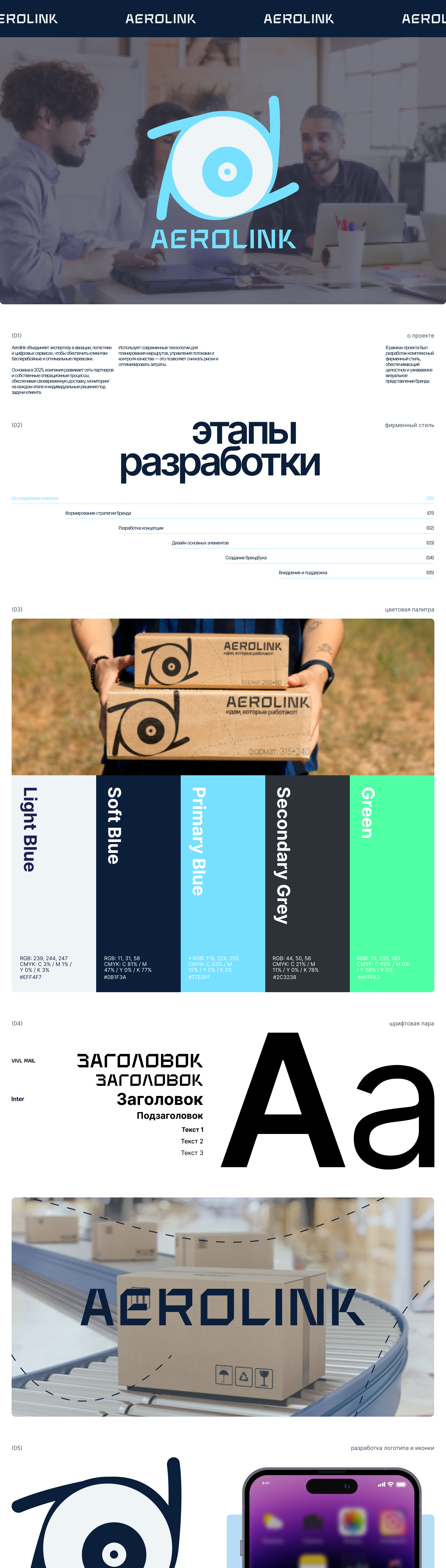 Фирменный стиль "Aerolink" — Изображение №1 — Брендинг на Dprofile