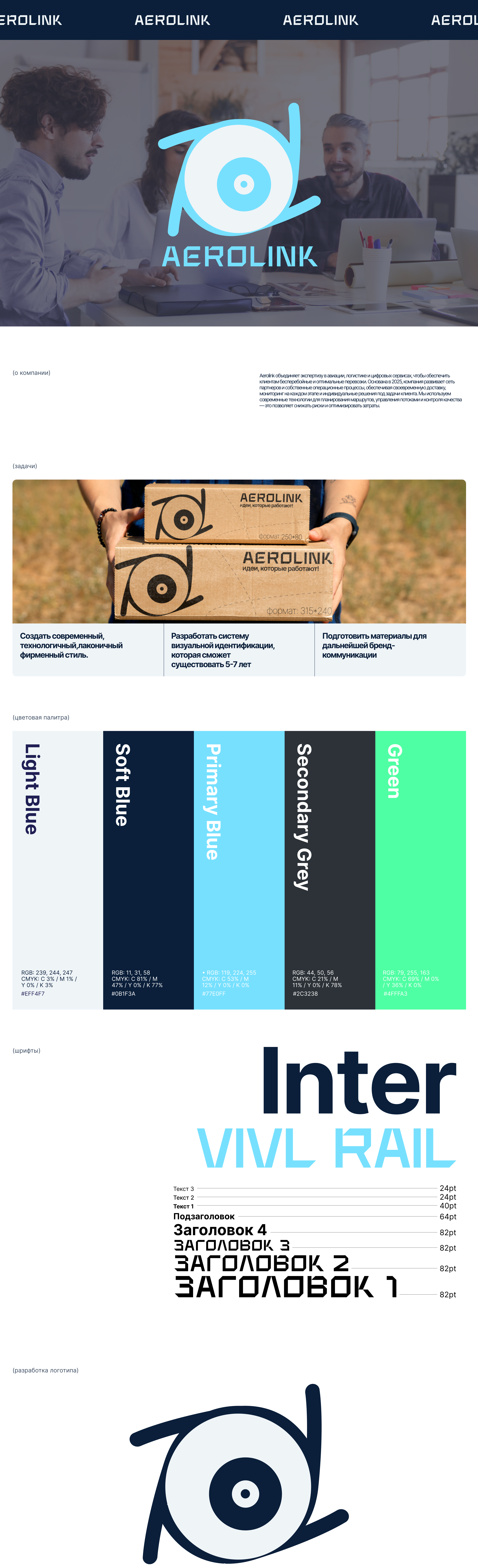 Фирменный стиль "Aerolink" — Изображение №1 — Брендинг на Dprofile