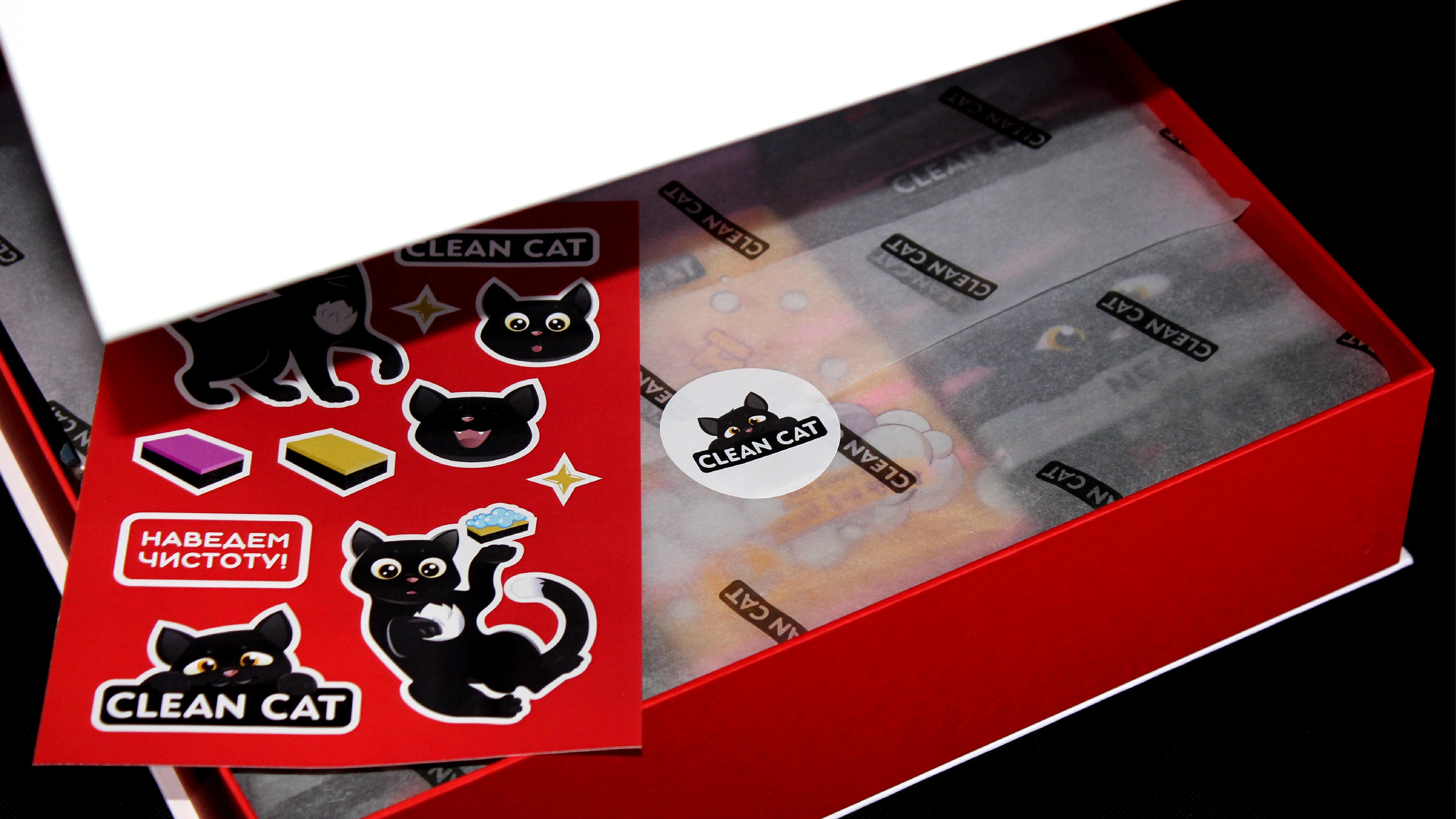 // gift box design / clean cat — Изображение №1 — Брендинг на Dprofile