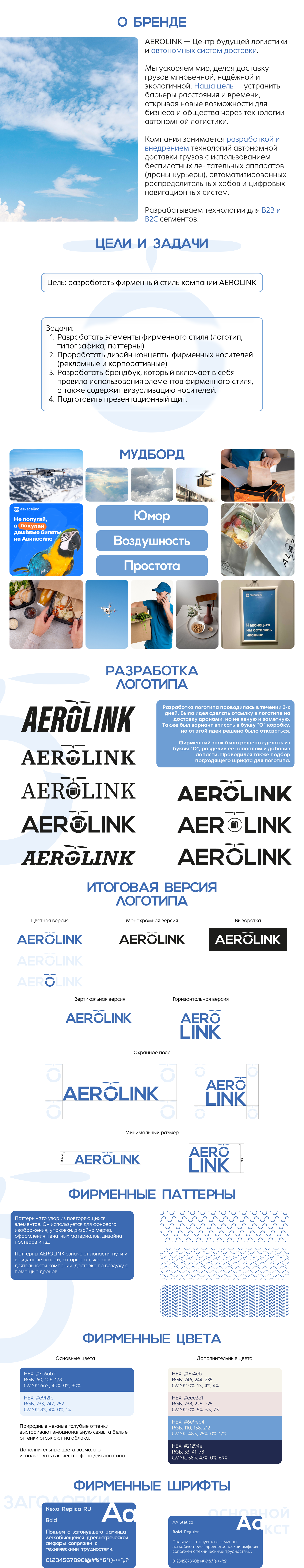 Разработка фирменного стиля компании AEROLINK — Изображение №1 — Брендинг на Dprofile
