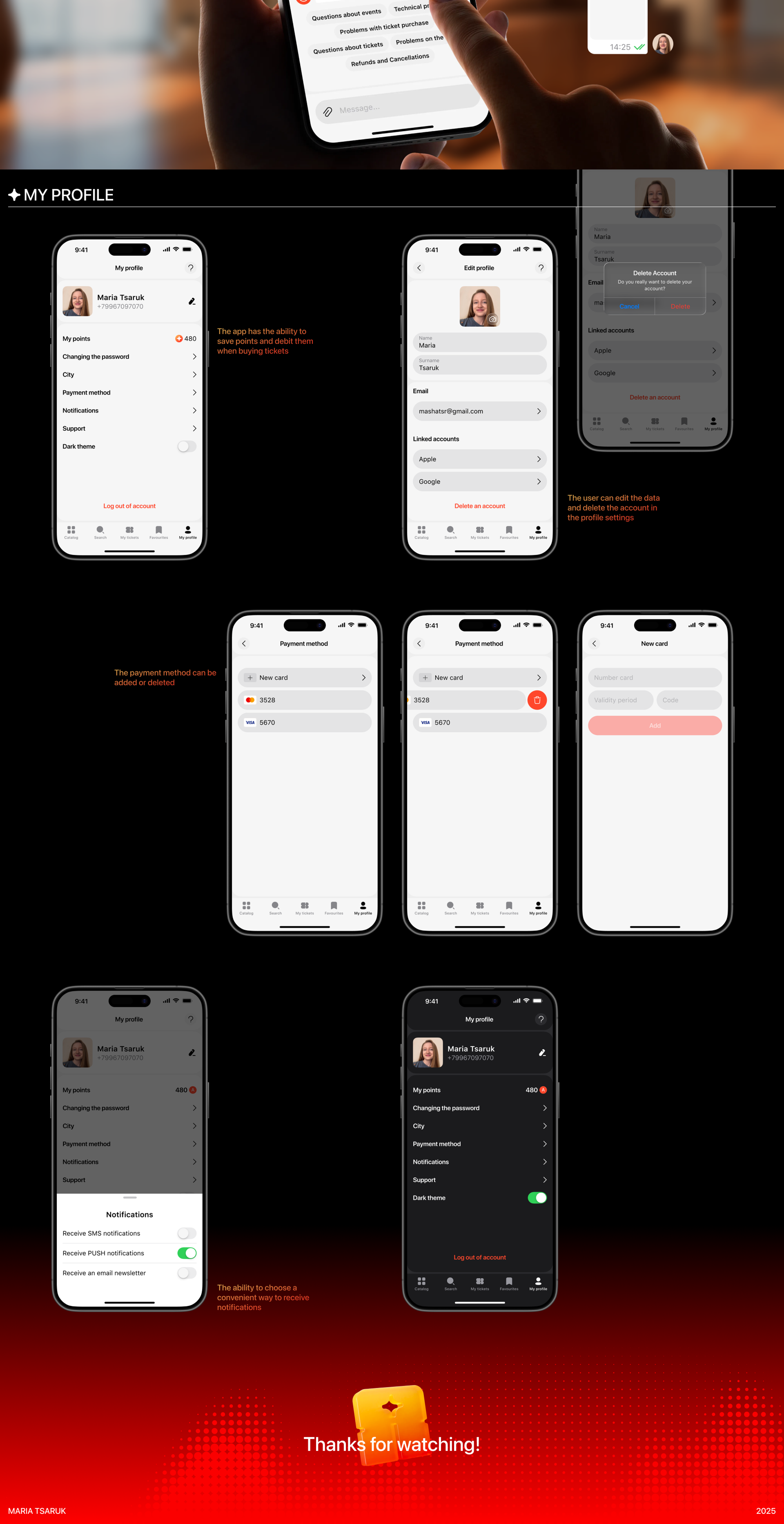 Afisher | Event Tickets App | UX/UI — Изображение №7 — Интерфейсы на Dprofile
