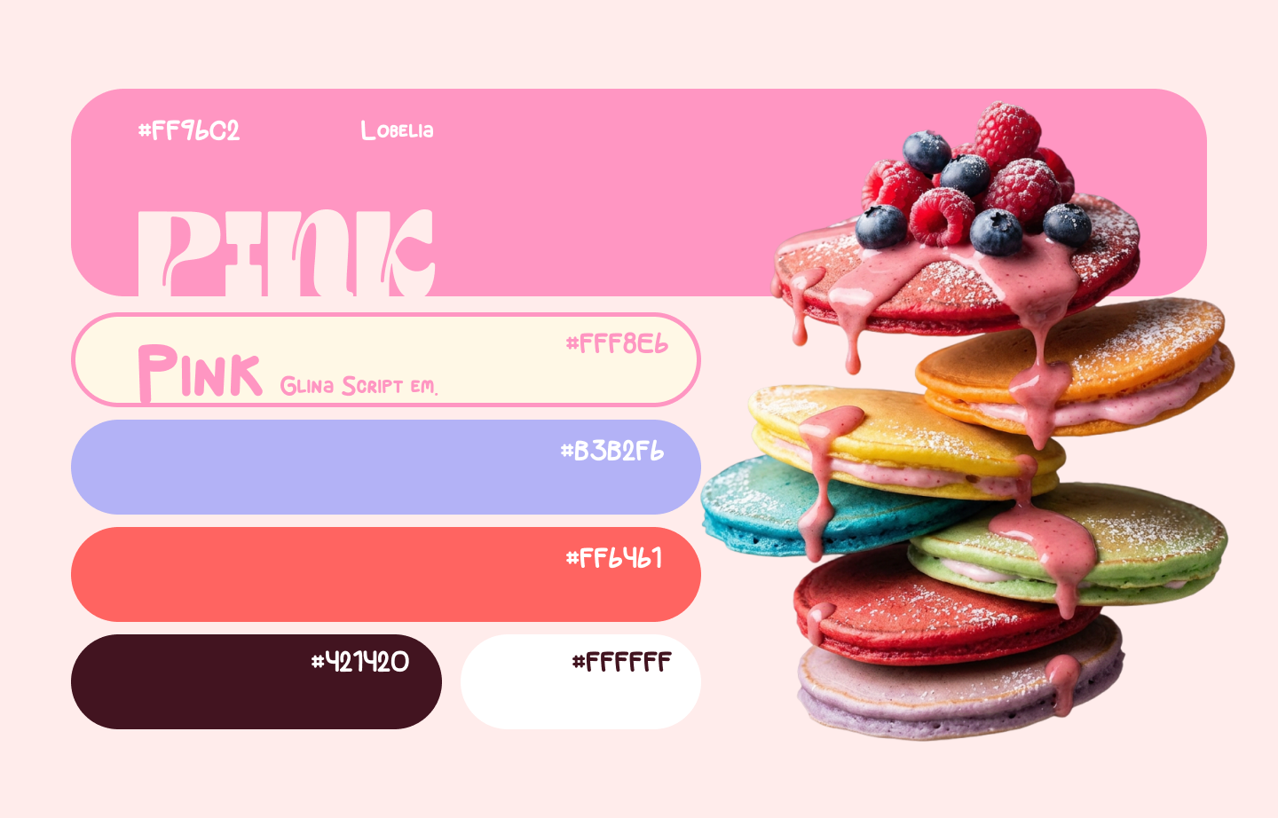 Pink-Eat: яркий лендинг для цветных блюд — Изображение №5 — Интерфейсы на Dprofile