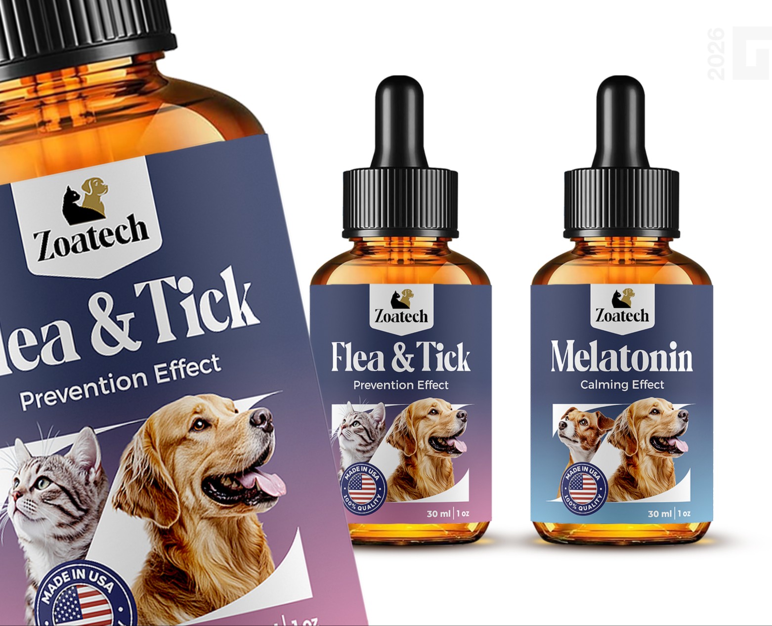 Дизайн-концепт БАДов для домашних животных на Dprofile