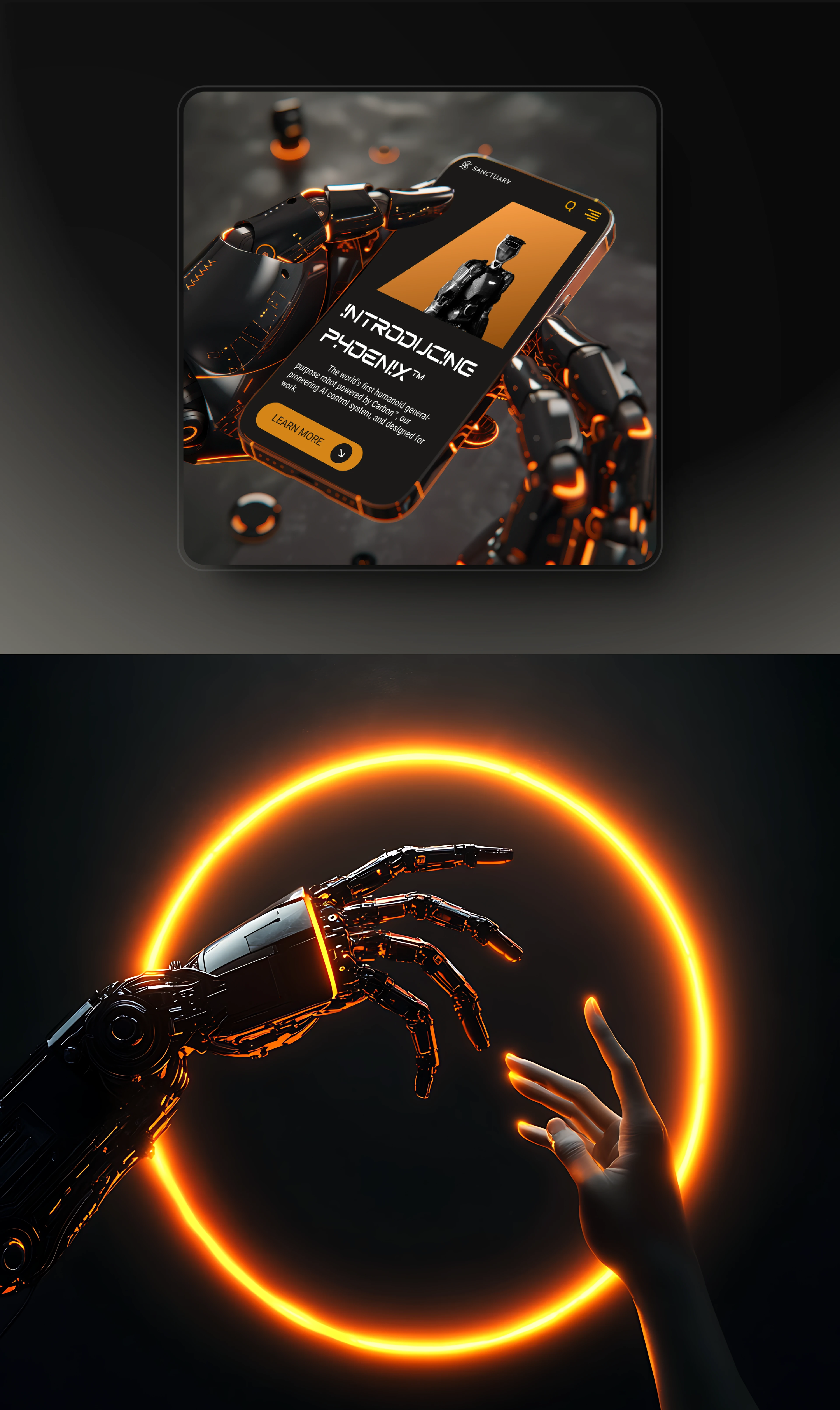 Sanctuary AI Phoenix / website — Изображение №9 — Интерфейсы, Анимация на Dprofile