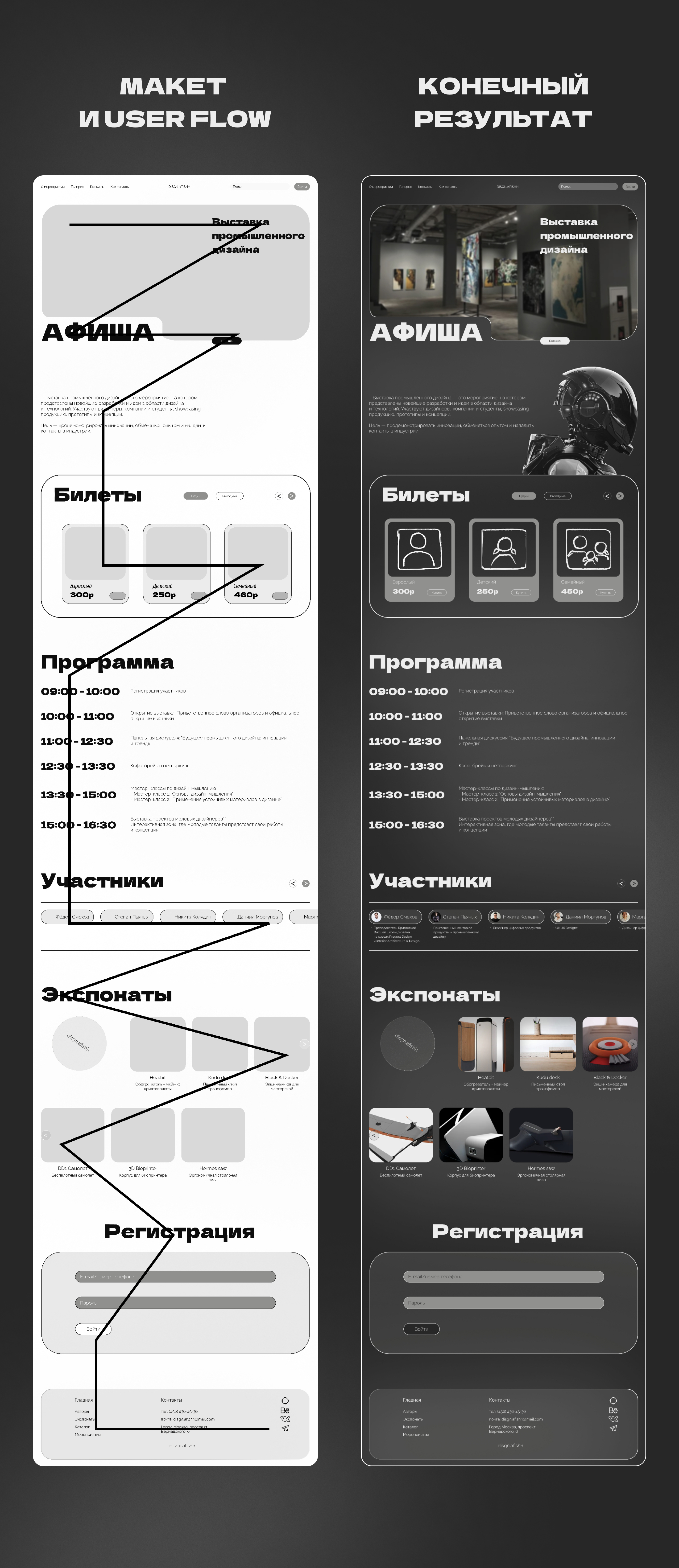 САЙТ-АФИША — Изображение №6 — Интерфейсы, Графика на Dprofile