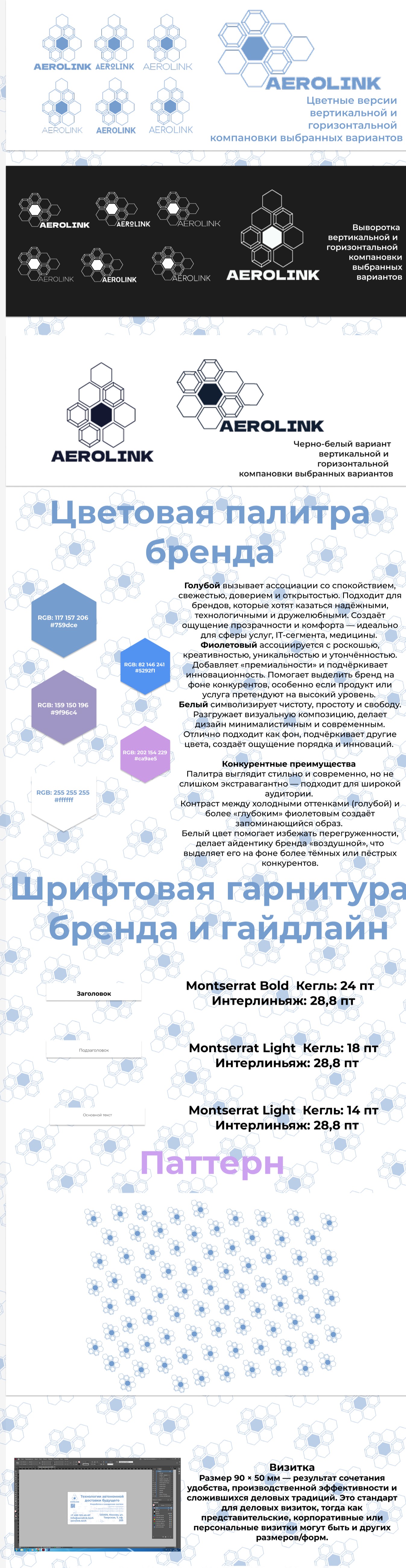 Создание фирменного стиля Аэролинк — Изображение №2 — Брендинг на Dprofile