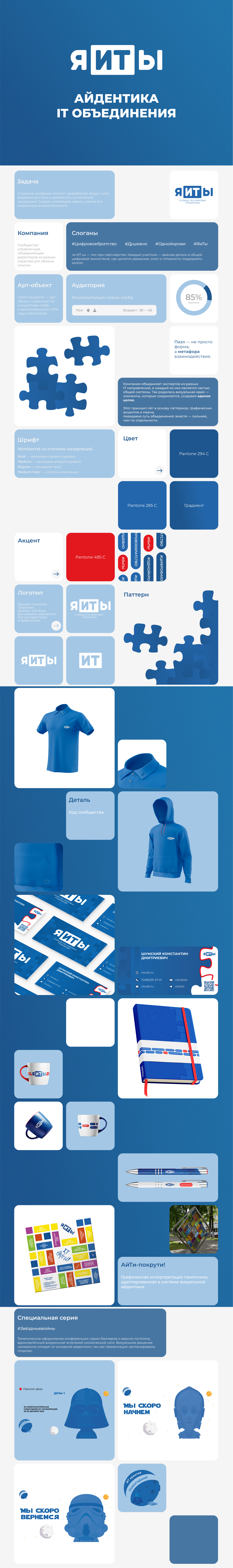 Айдентика для IT объединения — Изображение №1 — Брендинг, Графика на Dprofile