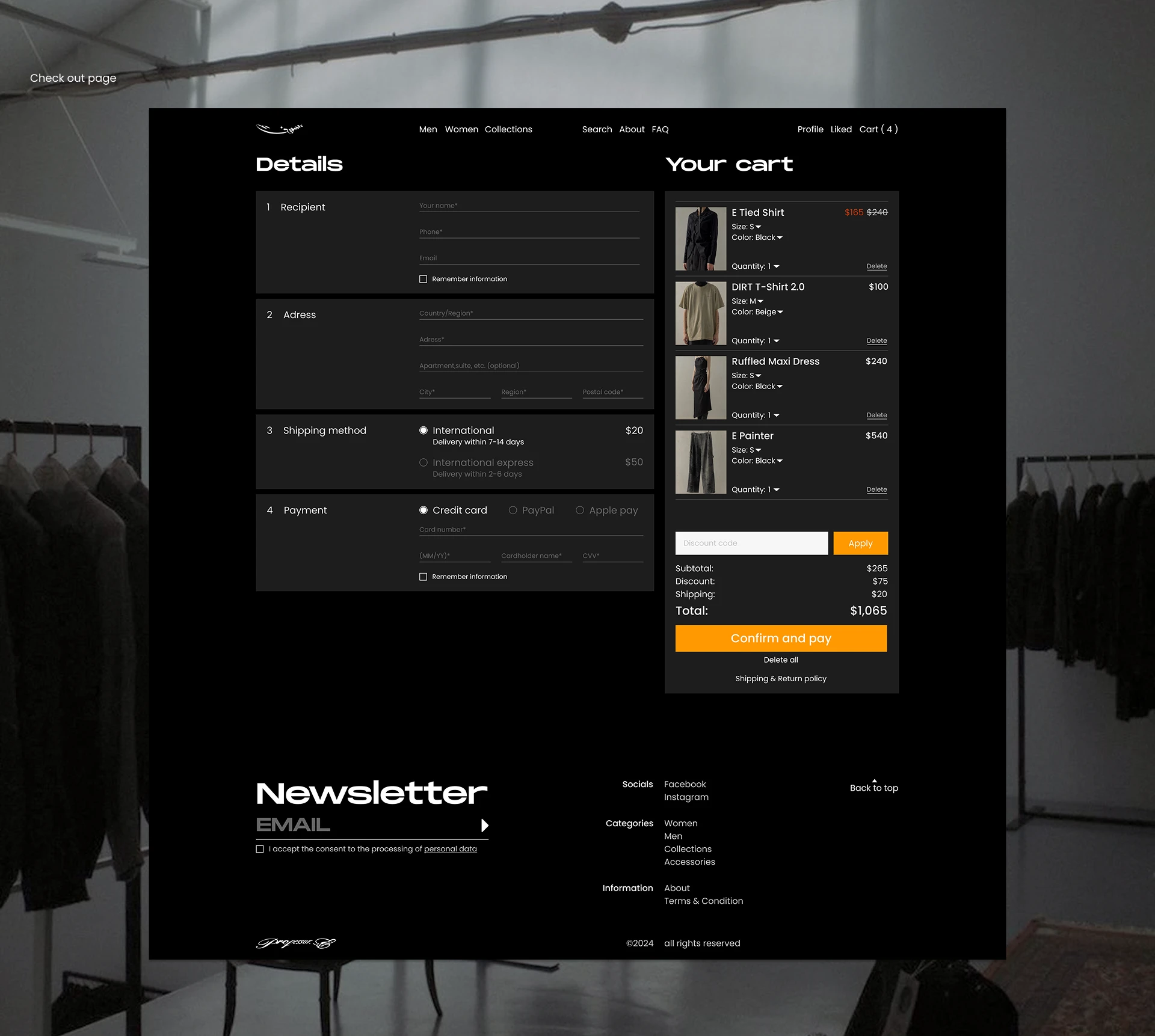 Professor.E | E-commerce redesign — Изображение №10 — Интерфейсы, Анимация на Dprofile