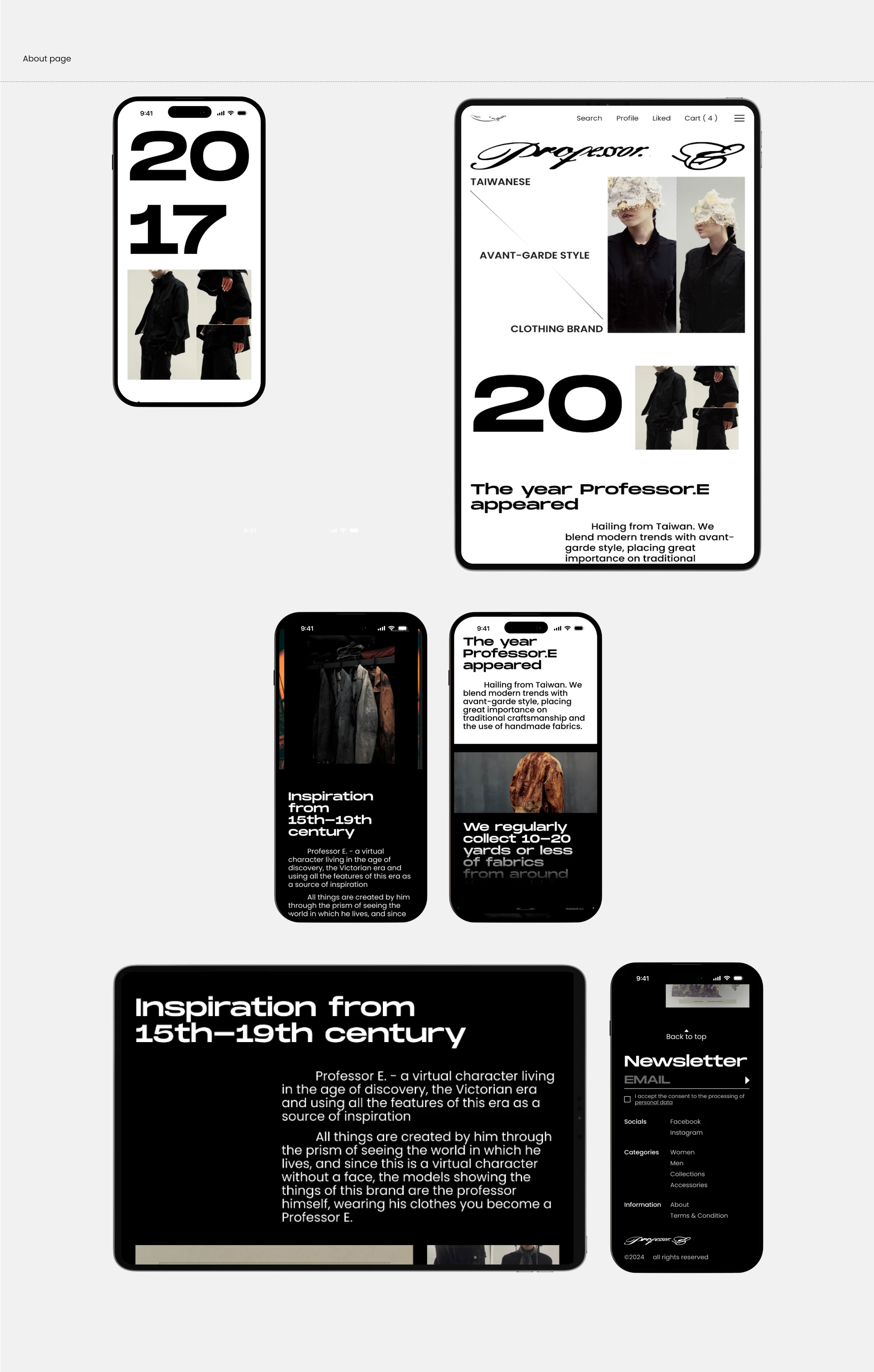 Professor.E | E-commerce redesign — Изображение №12 — Интерфейсы, Анимация на Dprofile