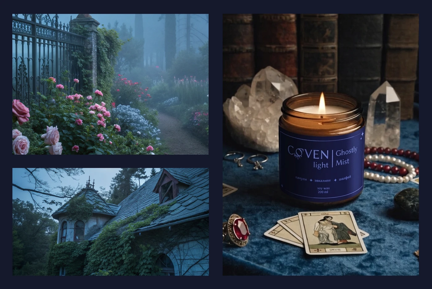 Ароматические свечи Coven light — Изображение №8 — Брендинг, Промдизайн на Dprofile