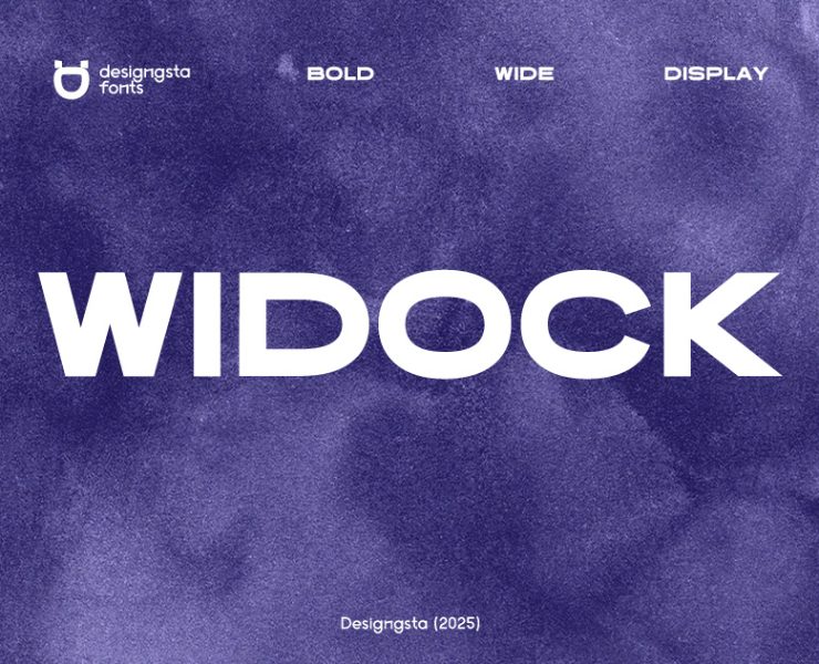 Шрифт Widock — Графика на Dprofile