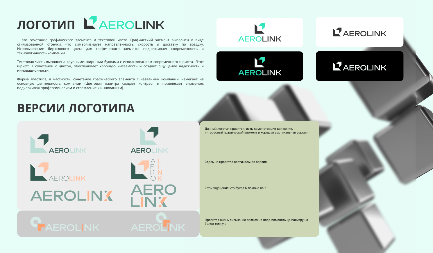 ФС КОМПАНИИ AEROLINK — Изображение №4 — Брендинг, Промдизайн на Dprofile