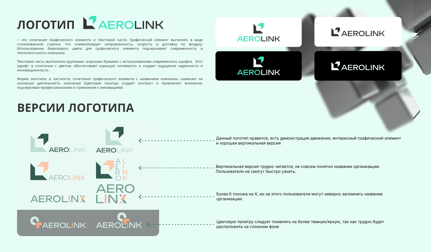 ФС КОМПАНИИ AEROLINK — Изображение №4 — Брендинг, Промдизайн на Dprofile