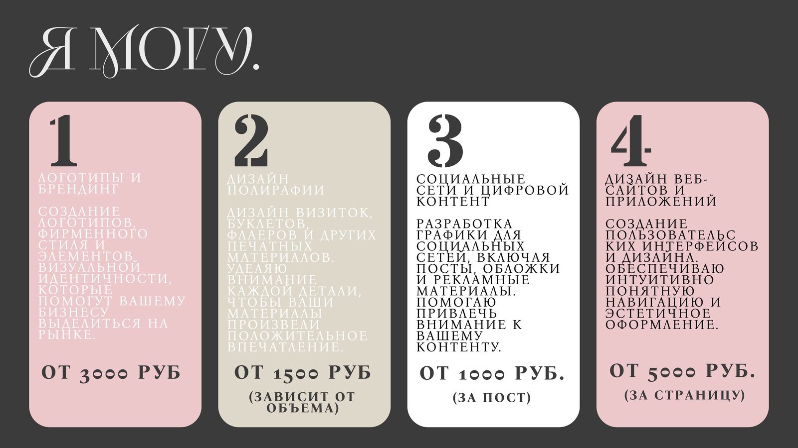 Индивидуальное коммерческое предложение — Изображение №7 — Брендинг, Графика на Dprofile