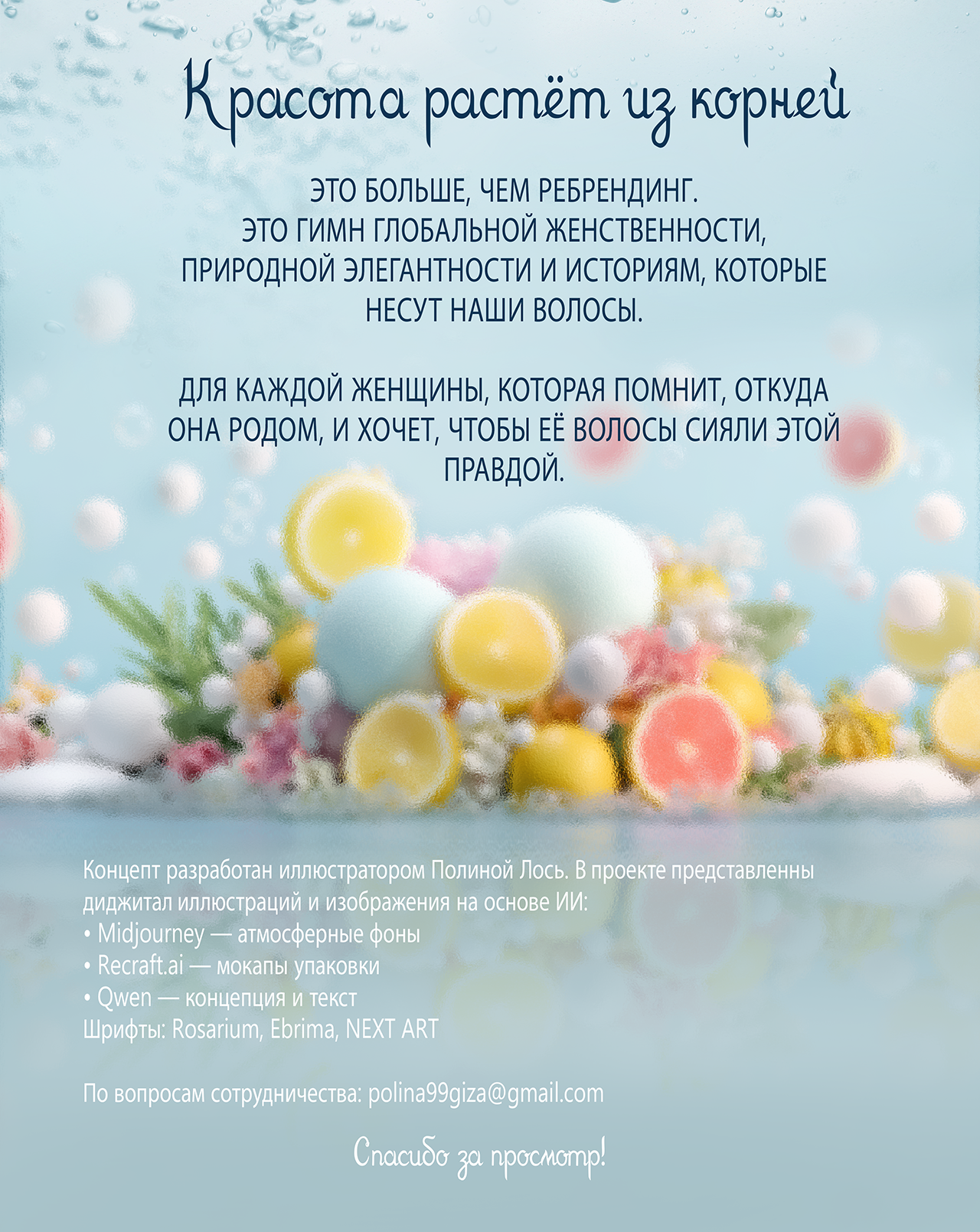 "Корни красоты" - концепт проект для ШАУМА — Изображение №6 — Иллюстрация, Промдизайн на Dprofile