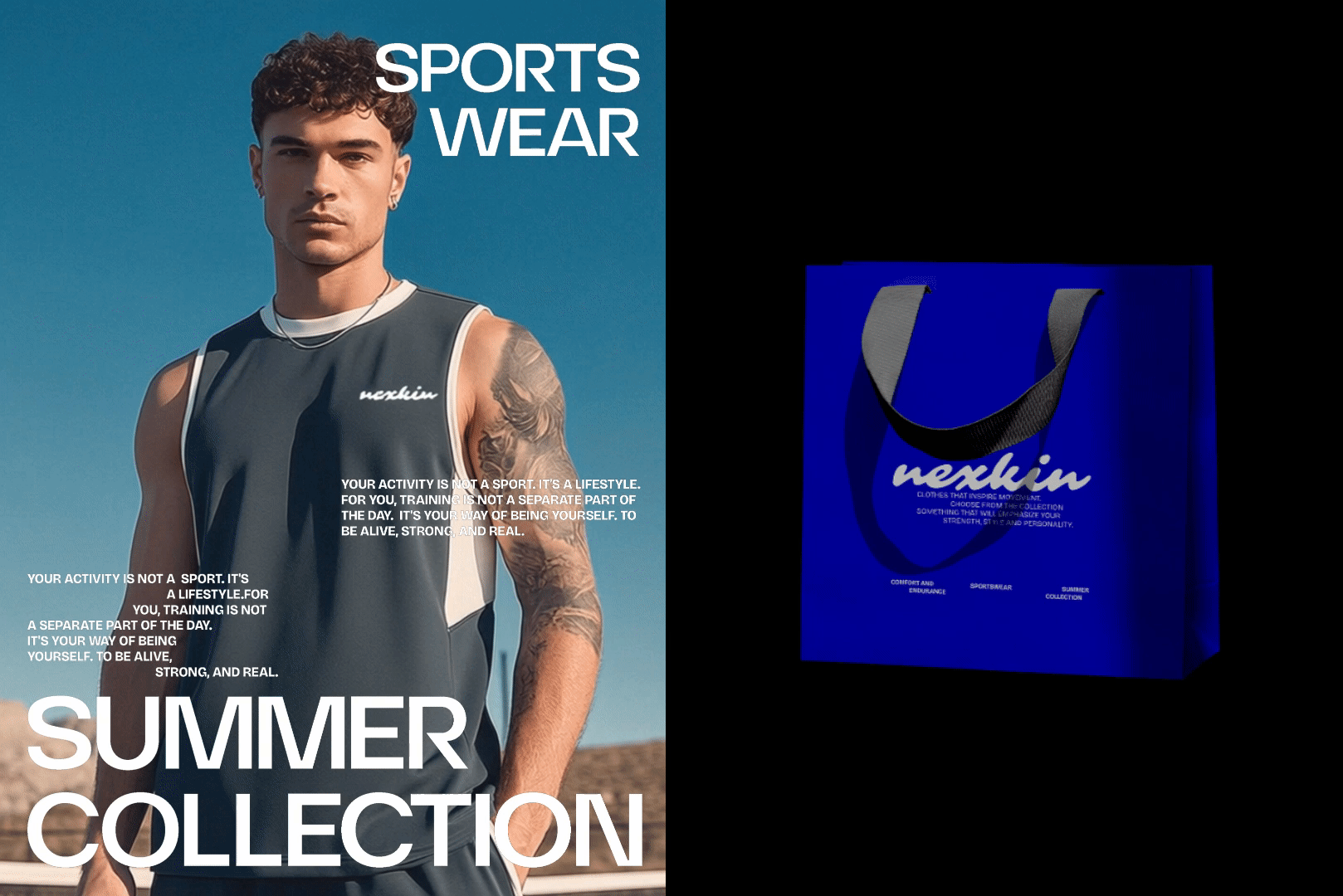 NEXKIN/ SPORTSWEAR BRAND — Изображение №2 — Брендинг на Dprofile