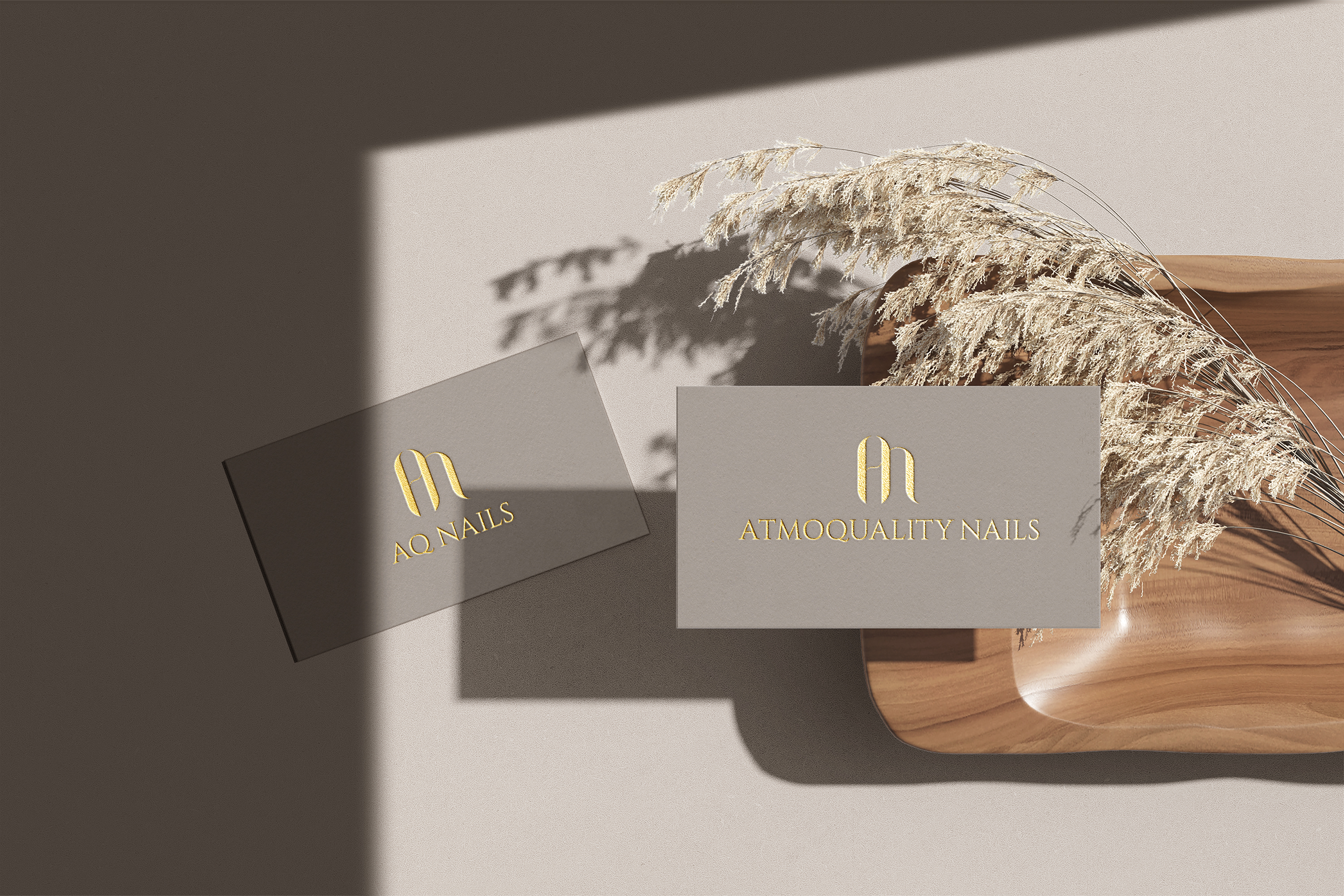 Atmoquality Nails - фирменный стиль для студии маникюра — Изображение №5 — Брендинг на Dprofile