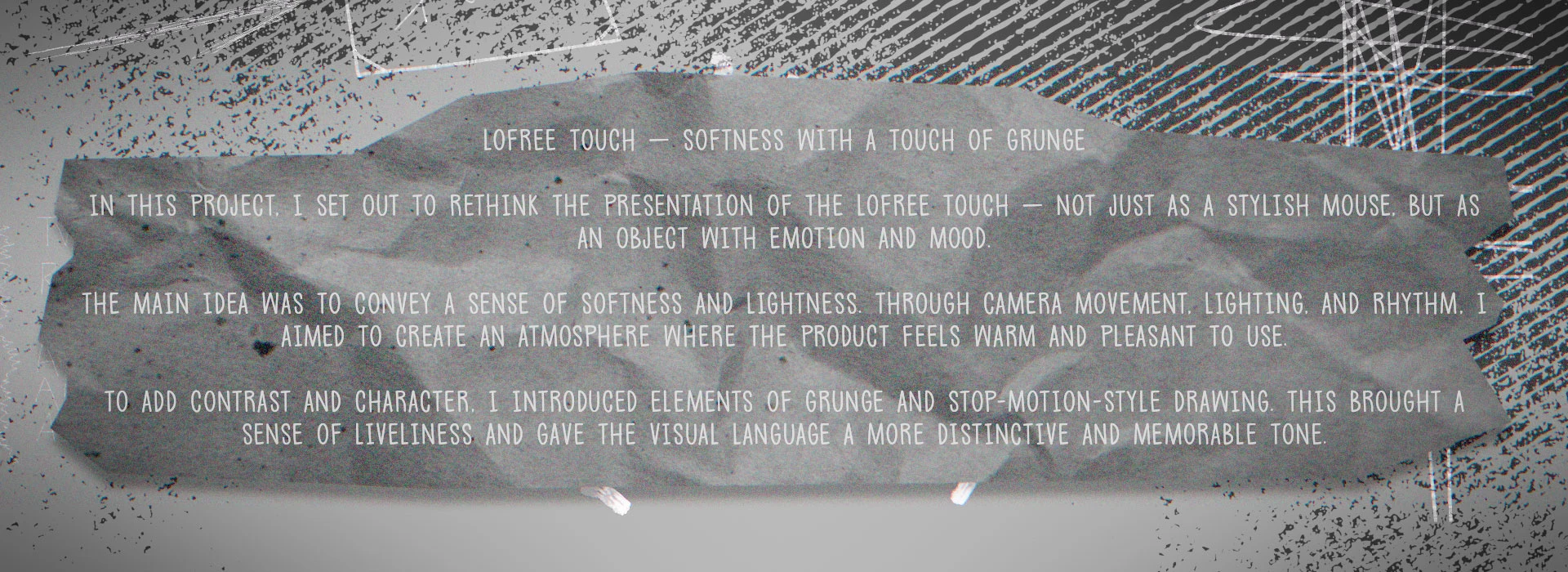 LOFREE TOUCH — Grunge Product Visuals — Изображение №2 — Интерфейсы, Иллюстрация на Dprofile