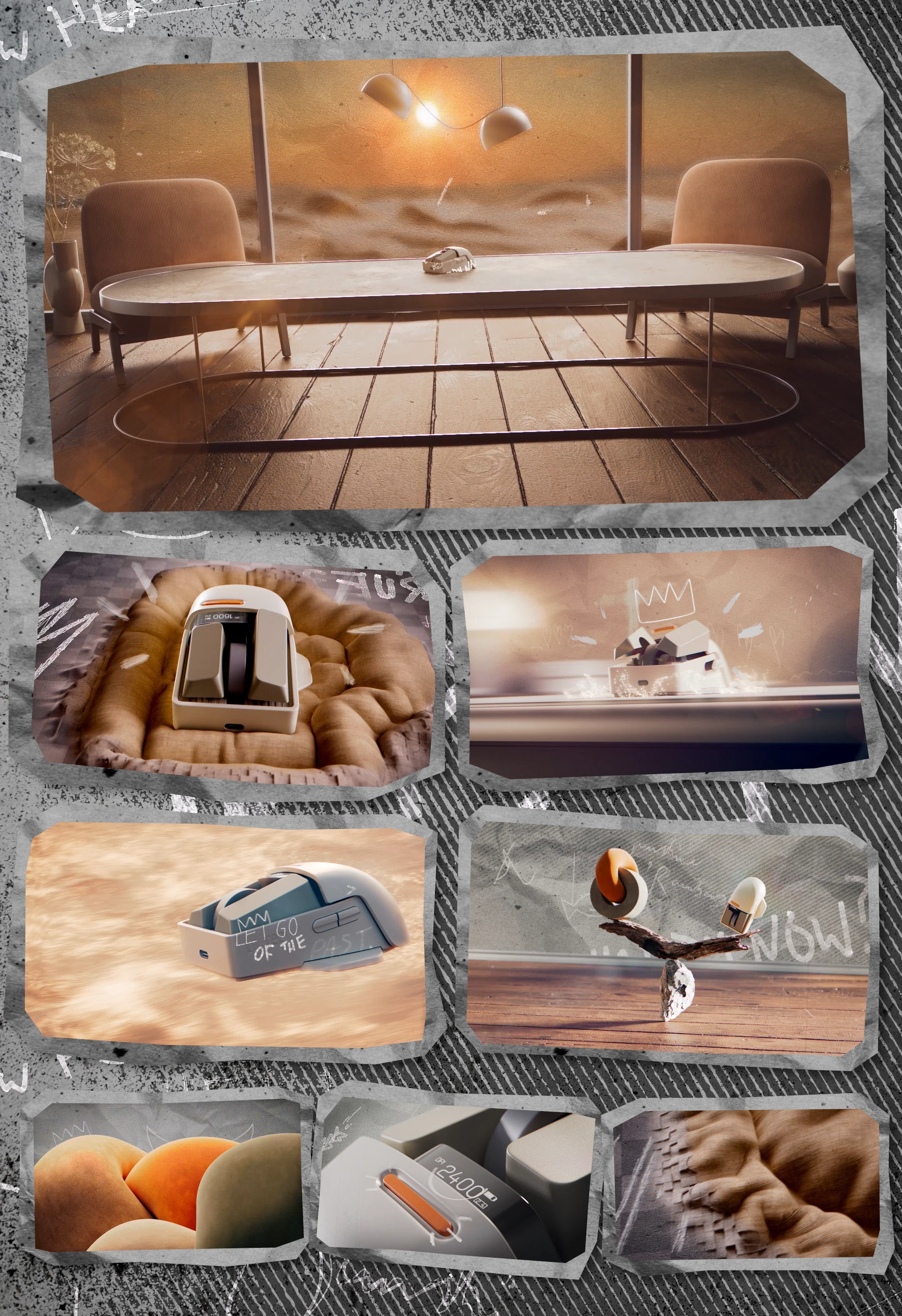 LOFREE TOUCH — Grunge Product Visuals — Изображение №5 — Интерфейсы, Иллюстрация на Dprofile