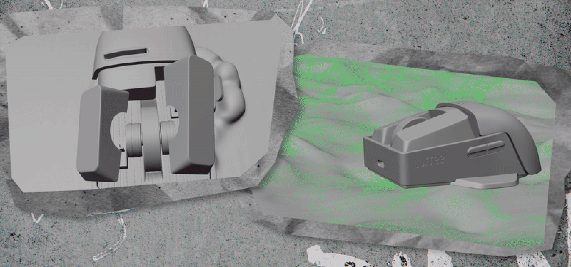 LOFREE TOUCH — Grunge Product Visuals — Изображение №10 — Интерфейсы, Иллюстрация на Dprofile