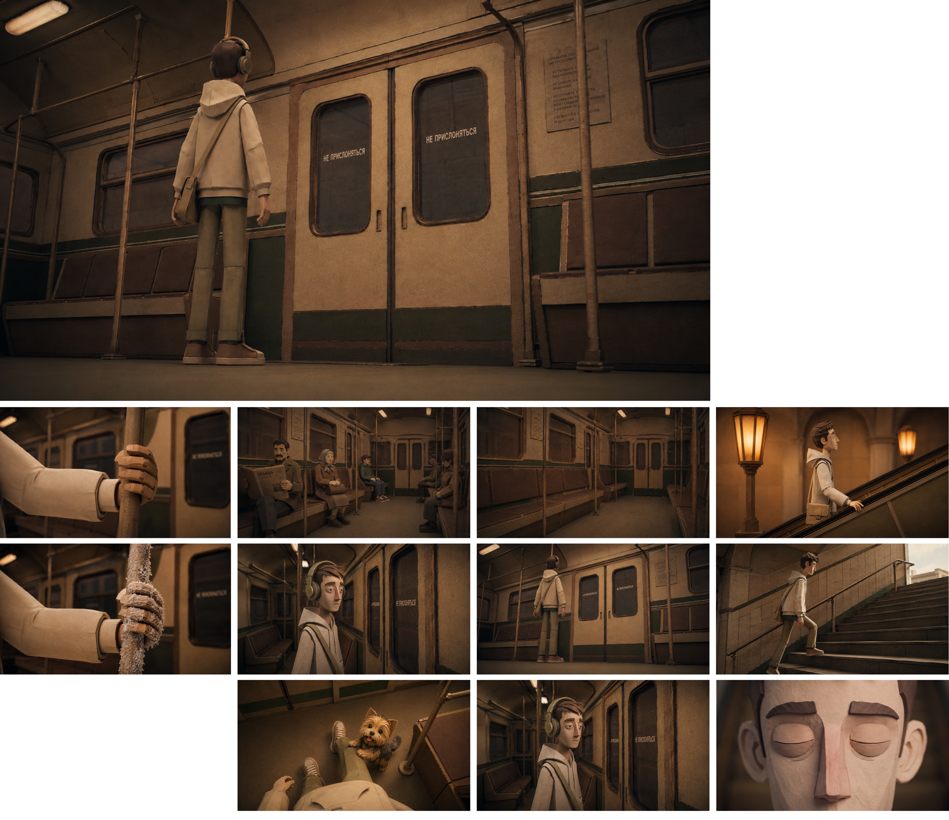 METRO ai short film — Изображение №2 — Анимация, Нейро на Dprofile