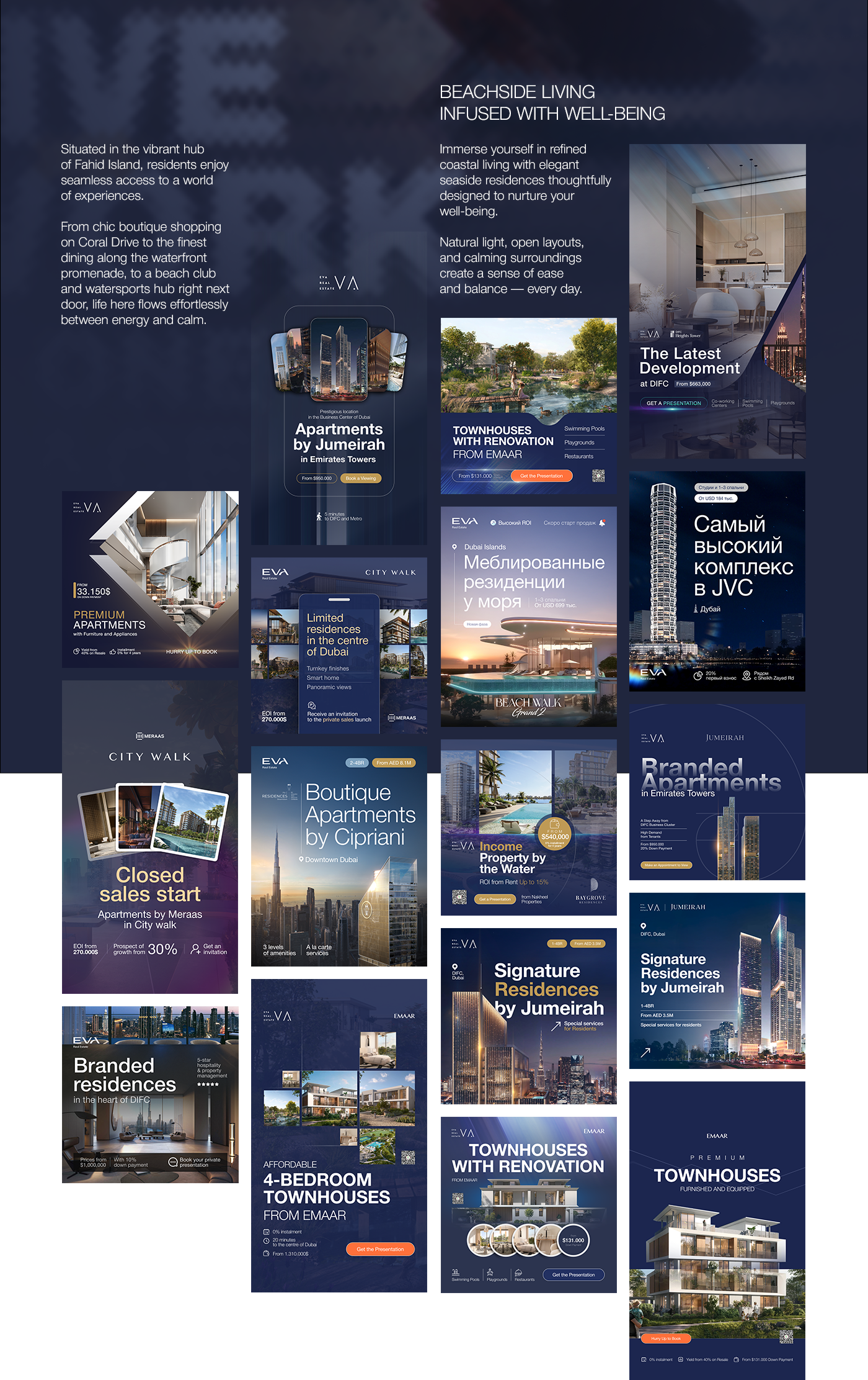 Advertising Creative design for Real Estate agency, Dubai — Изображение №7 — Графика на Dprofile