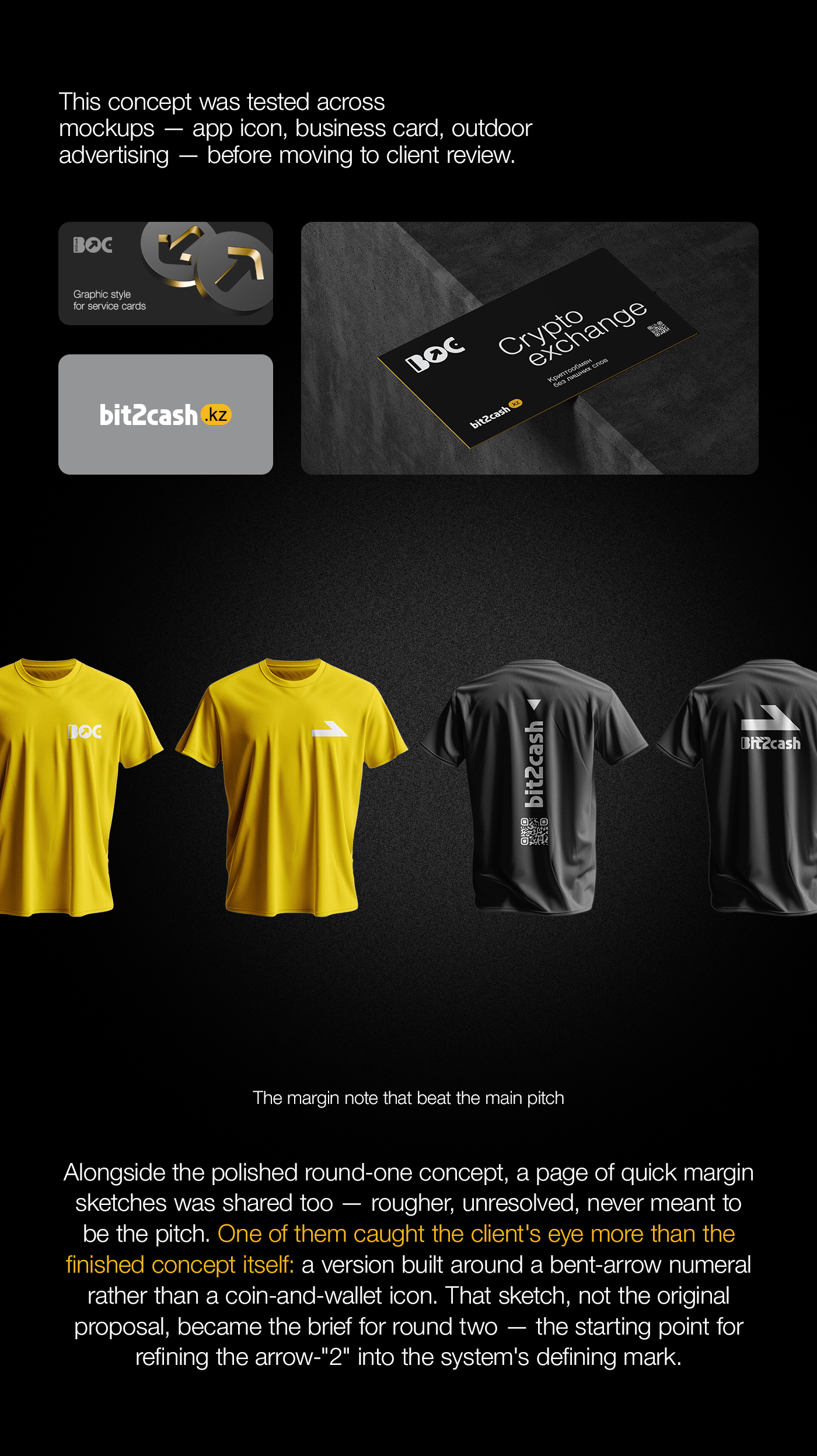 bit2cash — Brand Identity for a Crypto-to-Cash Exchange — Изображение №5 — Брендинг, Графика на Dprofile