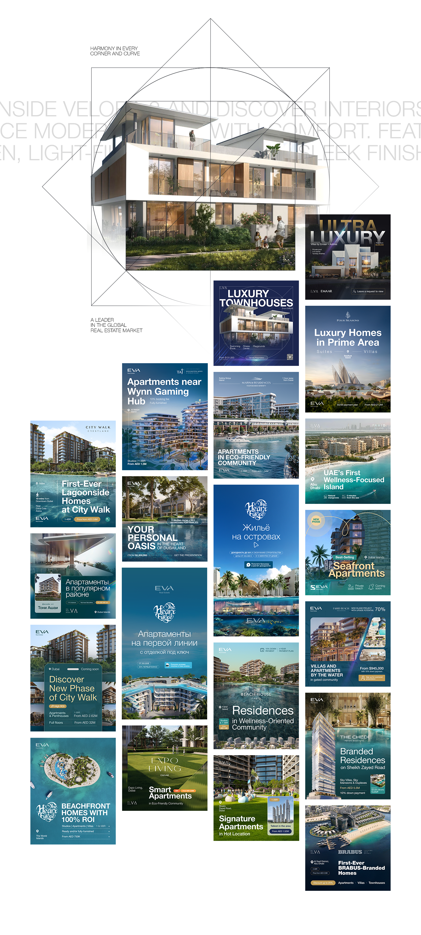 Advertising Creative design for Real Estate agency, Dubai — Изображение №10 — Графика на Dprofile