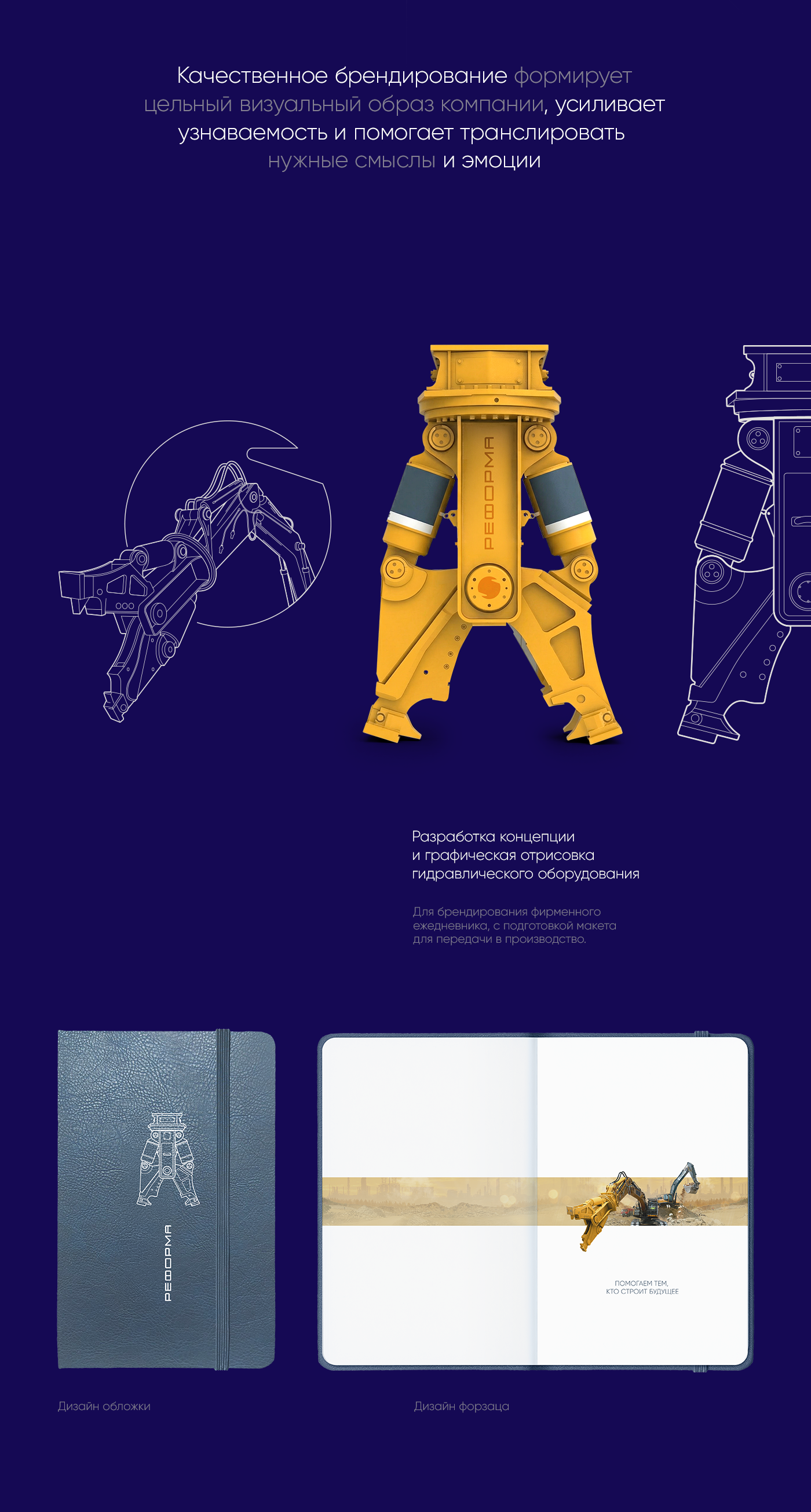 Комплексный визуальный дизайн для бизнеса | РЕФОРМА — Изображение №2 — Брендинг, Графика на Dprofile