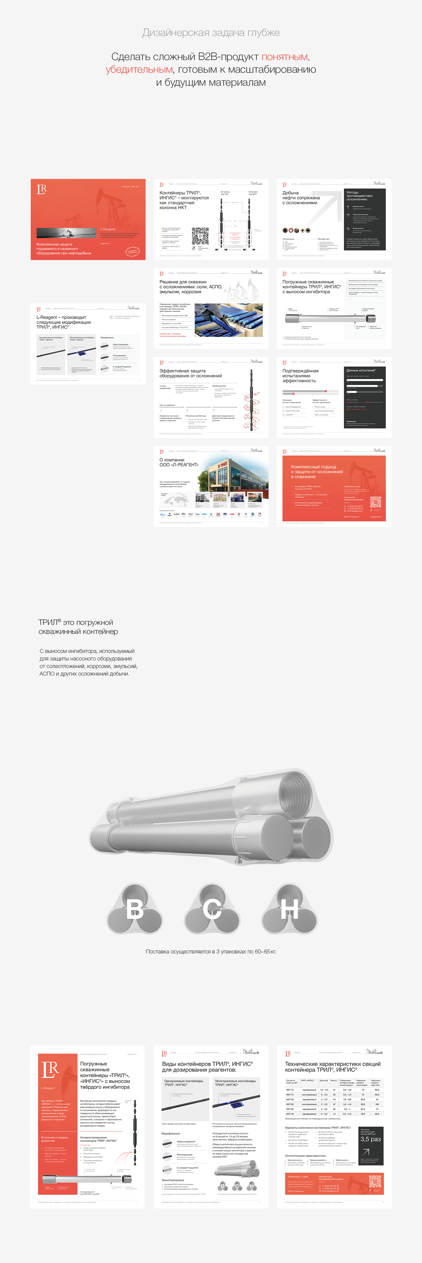 Презентация и буклет для L-Reagent: упаковка сложного продукта в понятную B2B-коммуникацию — Изображение №3 — Графика, Маркетинг на Dprofile