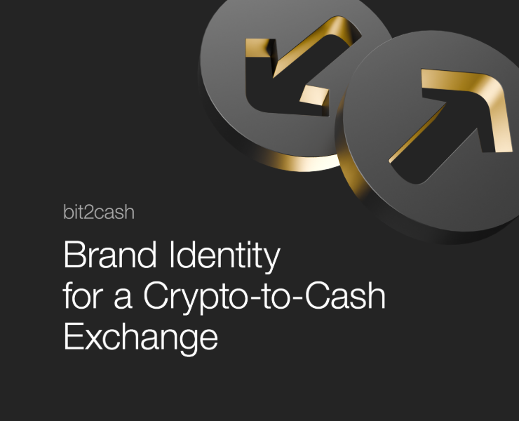 bit2cash — Brand Identity for a Crypto-to-Cash Exchange на Dprofile