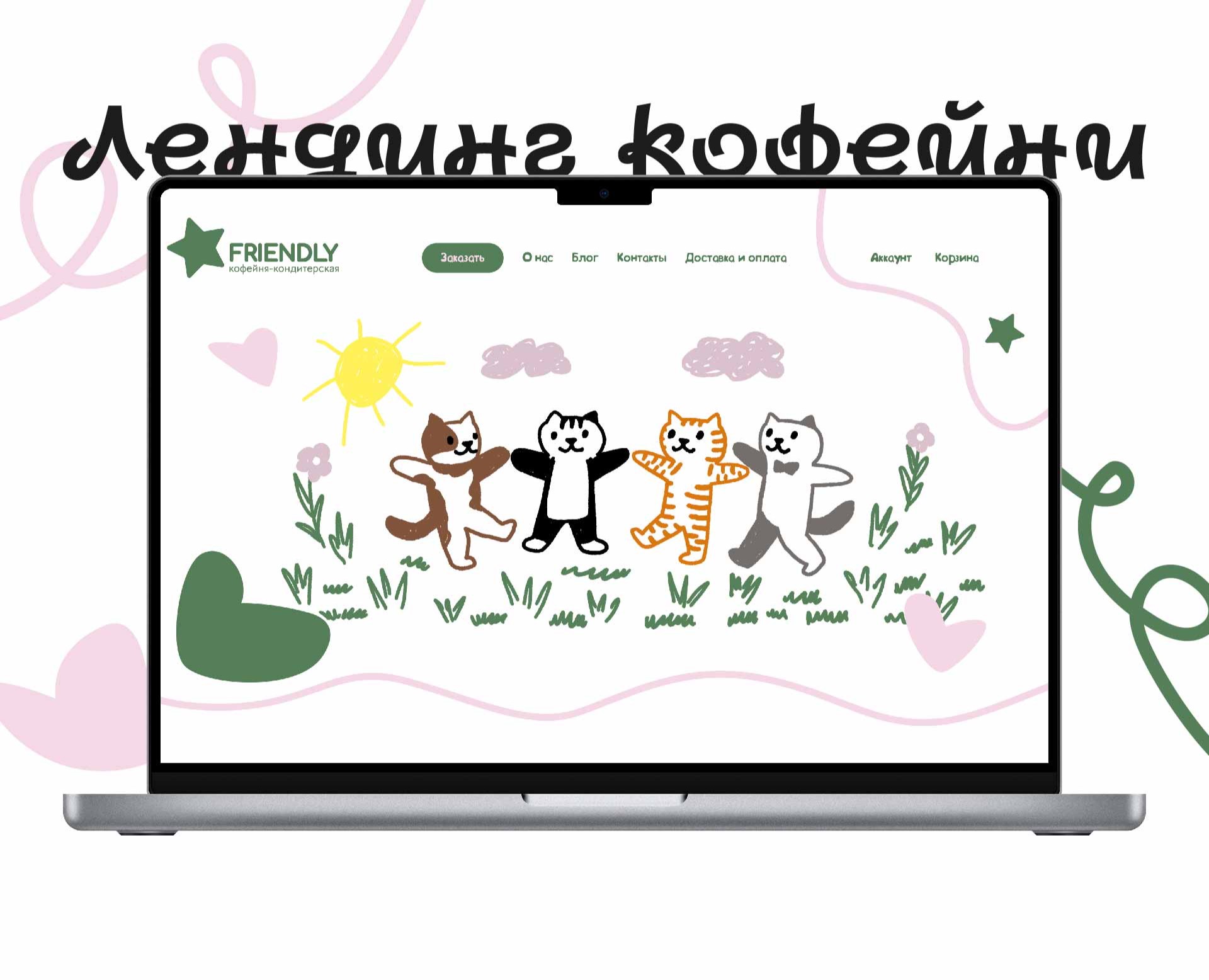 Coffee House Landing Page | Лендинг кофейни — Интерфейсы, Иллюстрация на Dprofile