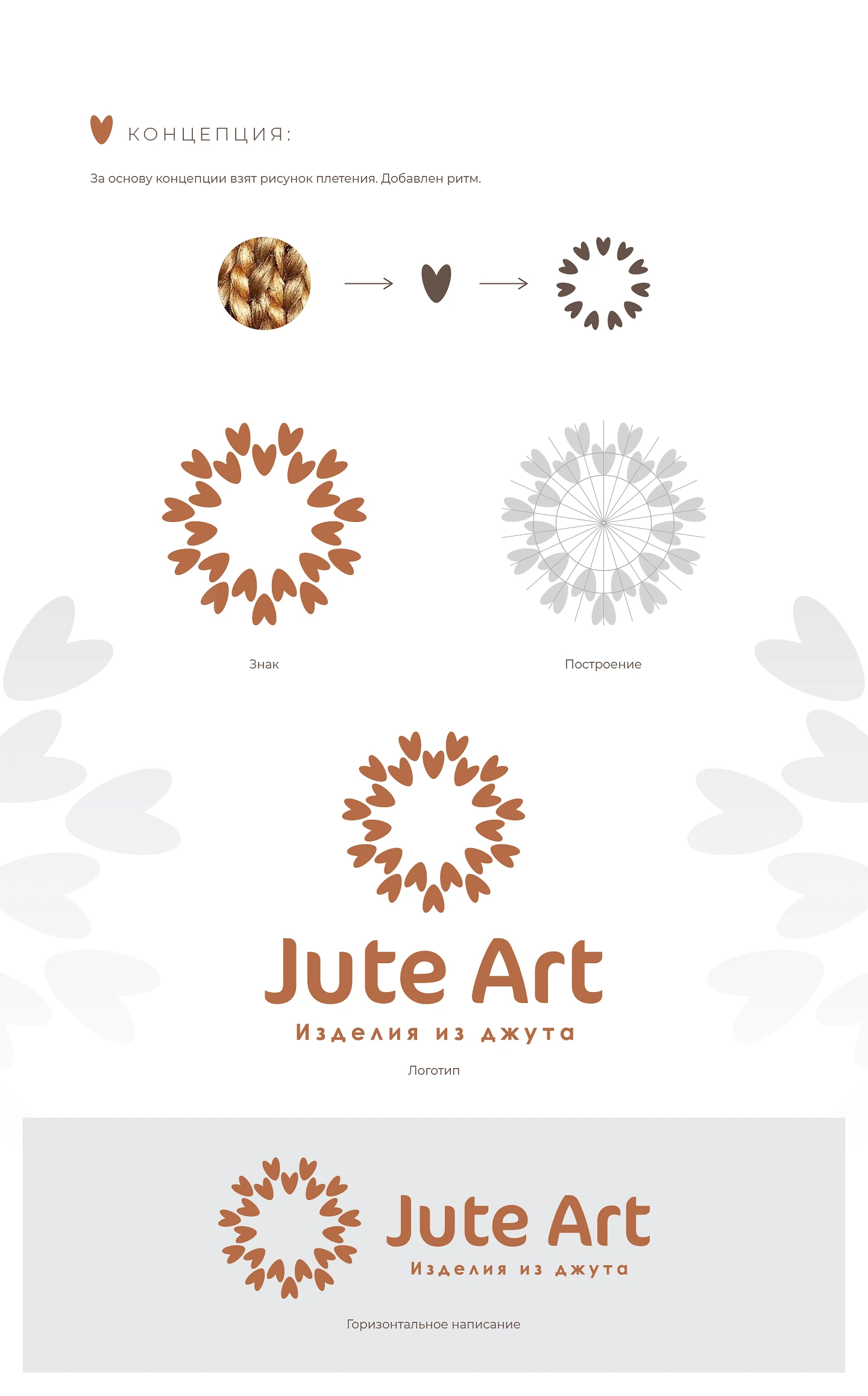 Айдентика Jute Art | изделия из джута — Изображение №3 — Брендинг на Dprofile