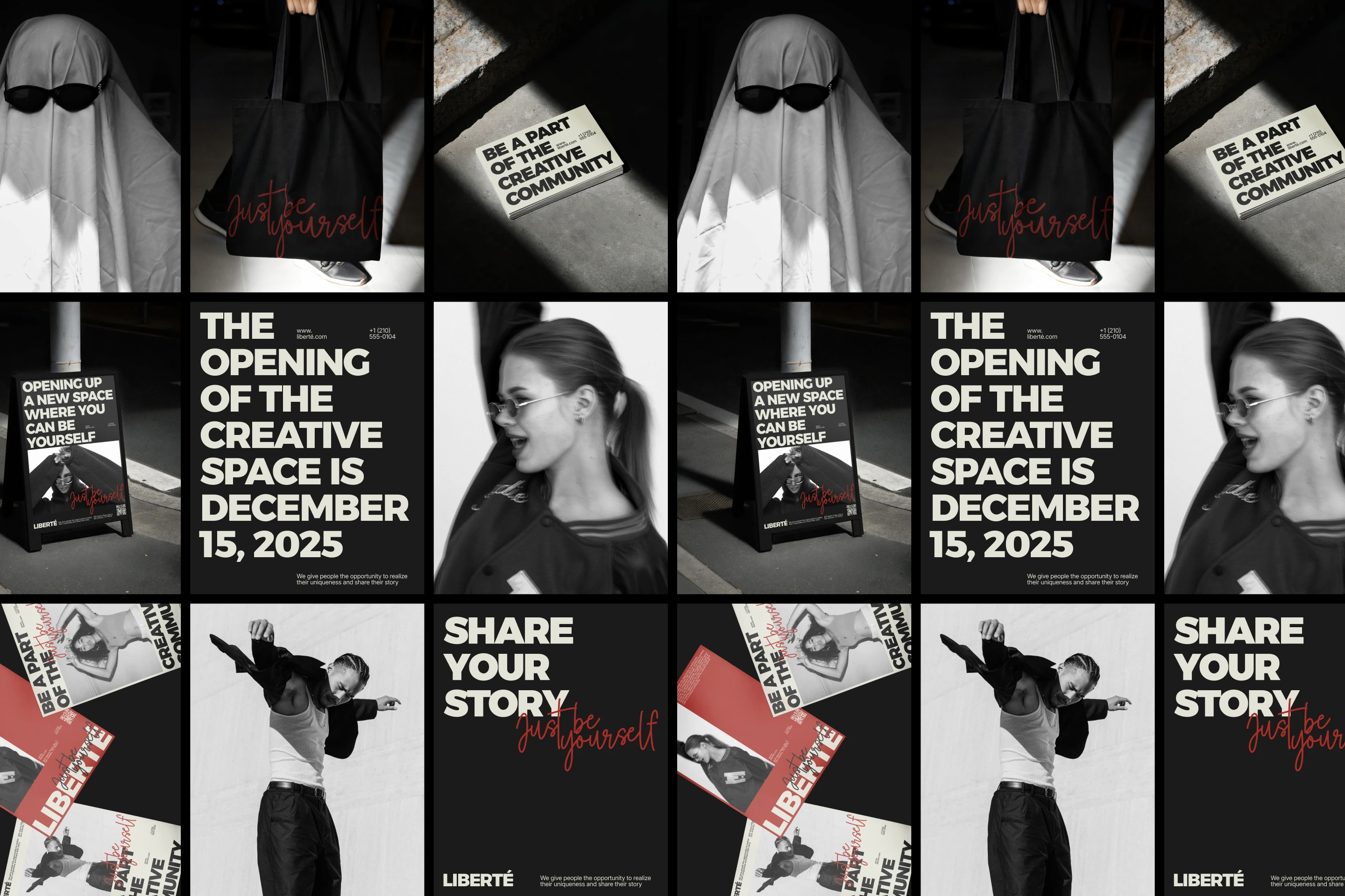 LIBERTÉ / Brand Identity — Изображение №14 — Брендинг на Dprofile