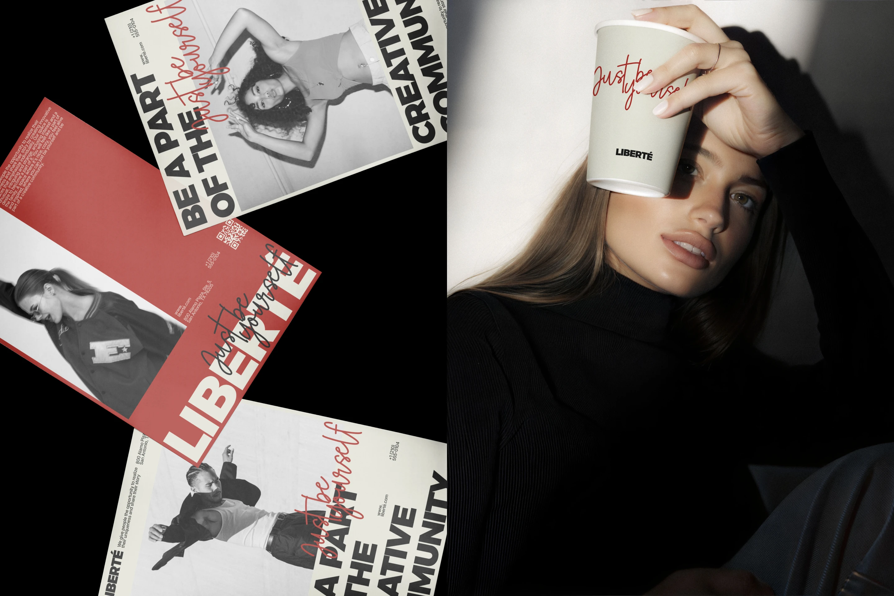 LIBERTÉ / Brand Identity — Изображение №6 — Брендинг на Dprofile