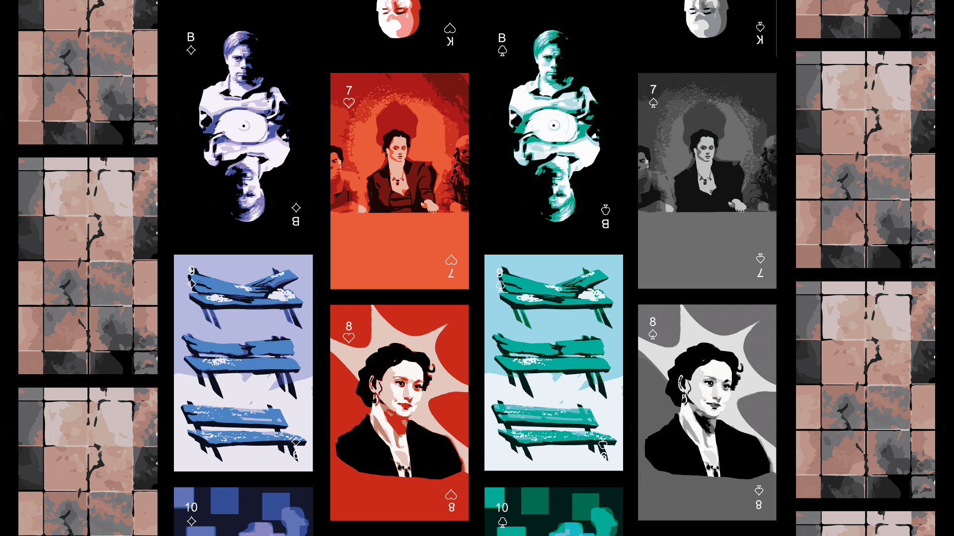 игральные карты по мотивам фильма "Дурак" — Изображение №5 — Брендинг, Иллюстрация на Dprofile